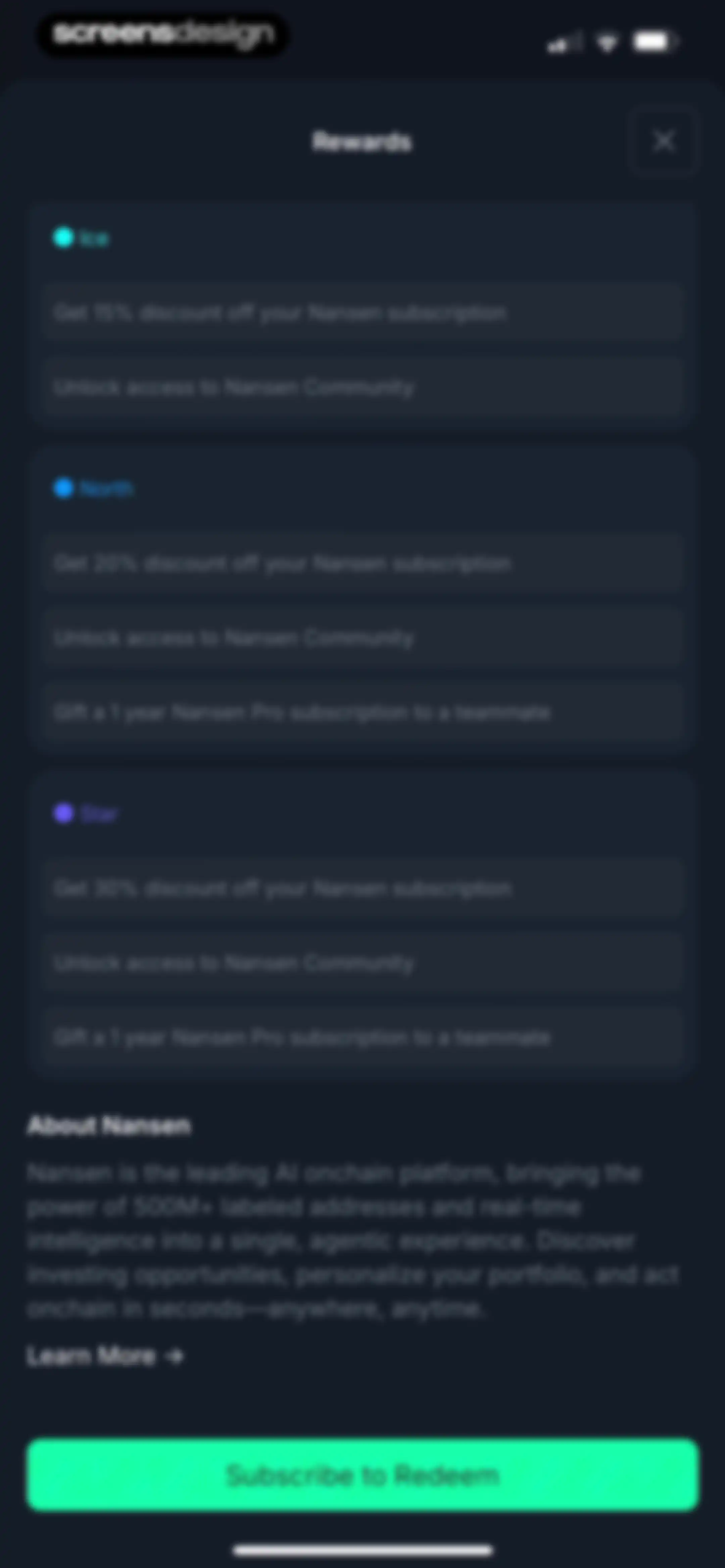 Nansen AI screen 67