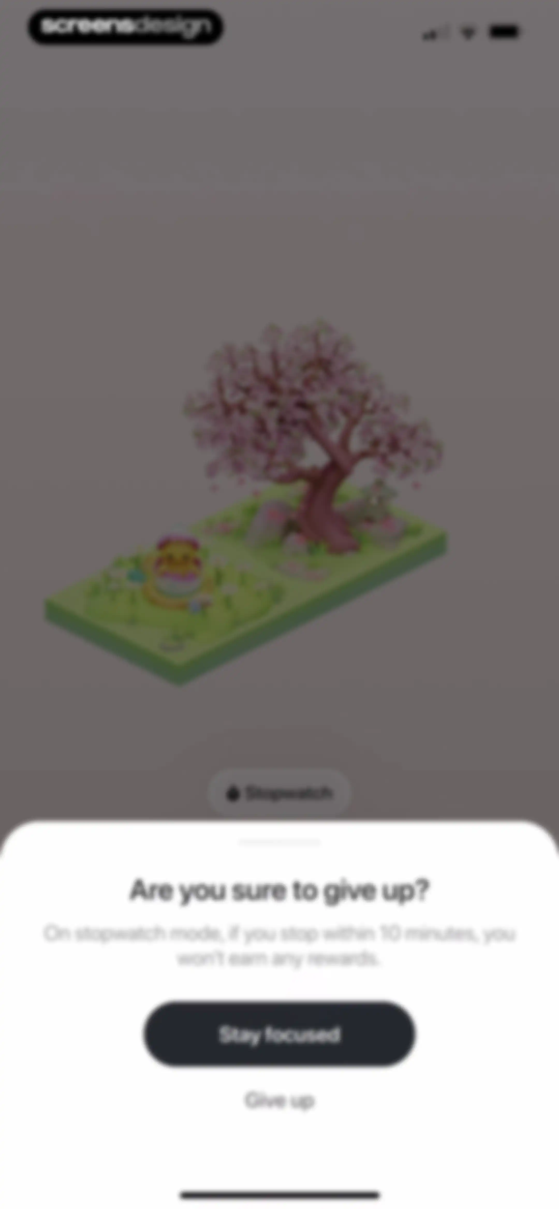 Focus Tree: Timer & Flashcards screen 108