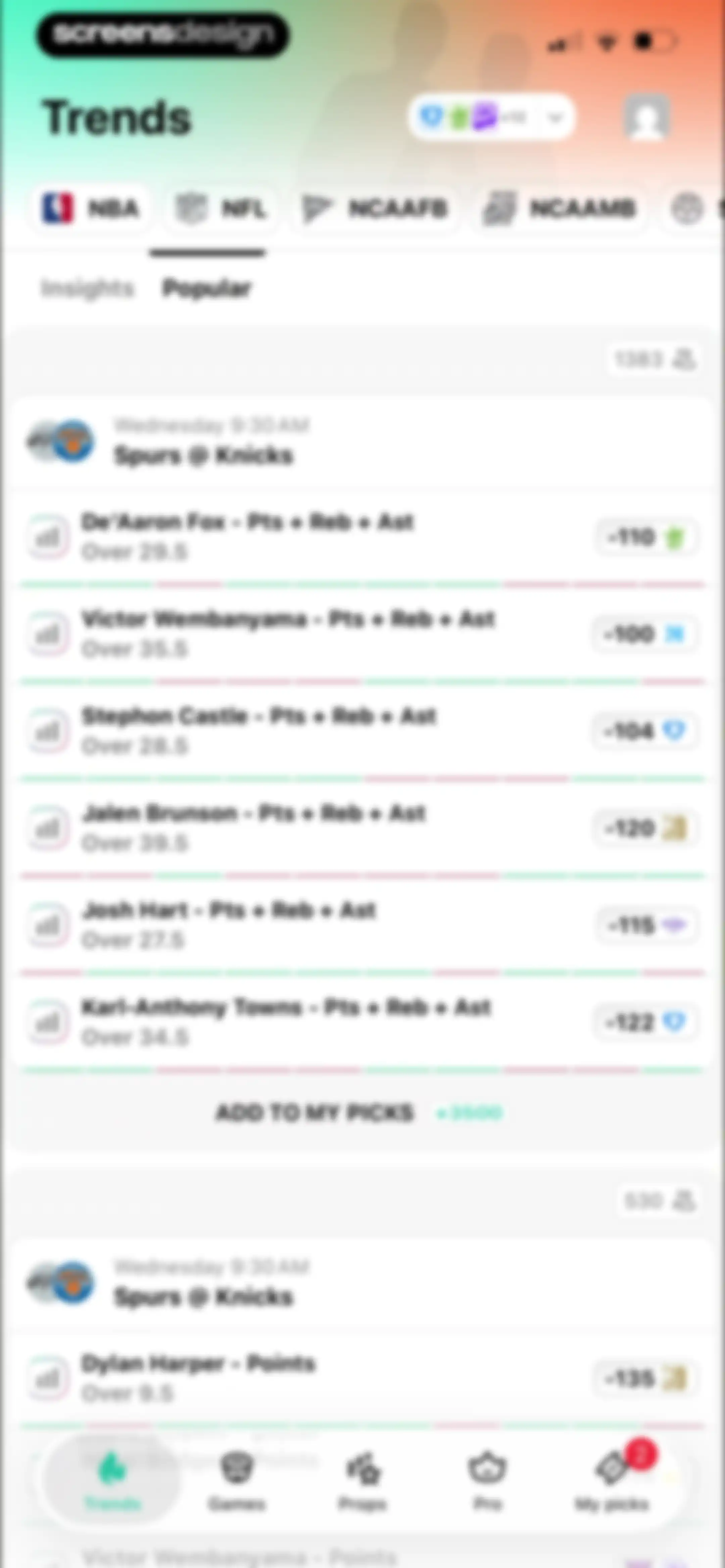 Outlier: Smart Sports Betting screen 43