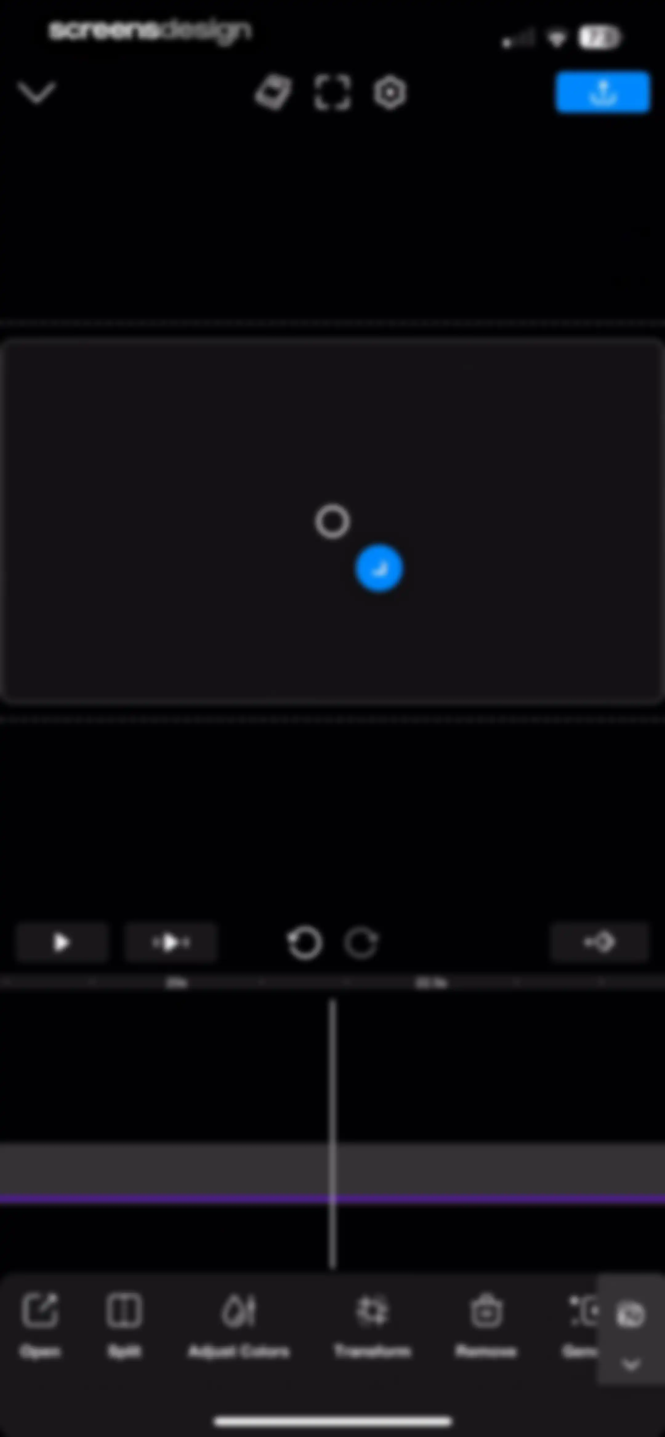 Video Effects Editor: Riveo screen 123