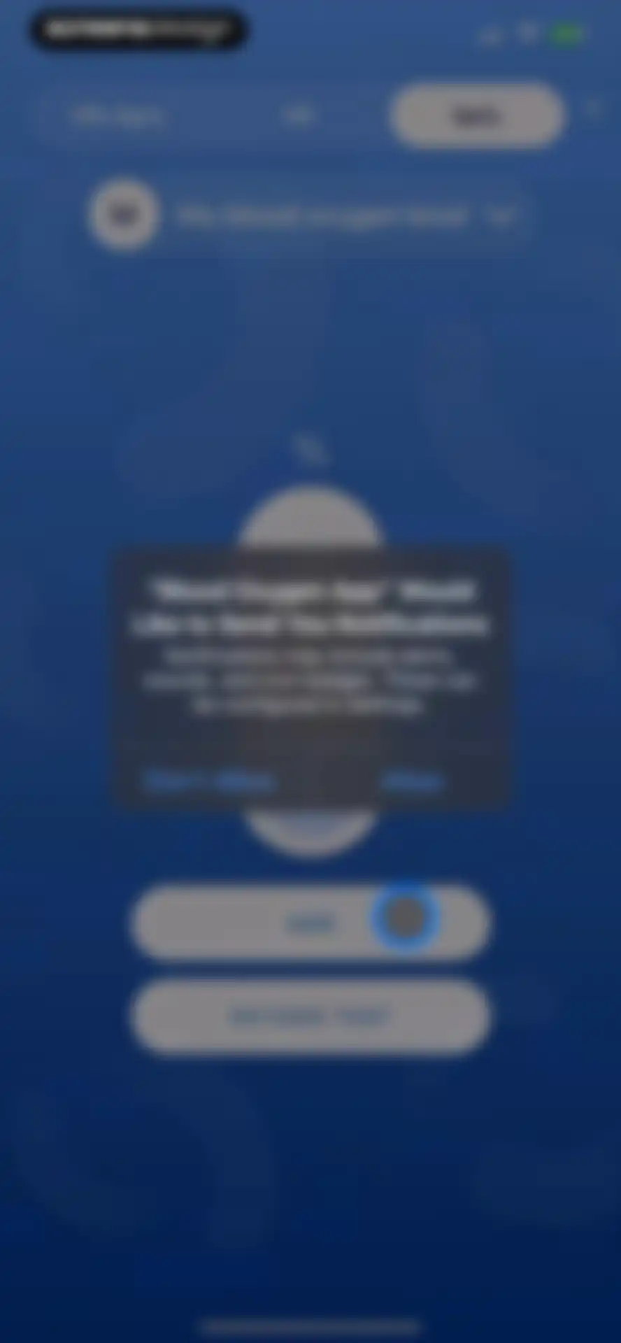 Blood Oxygen App screen 8