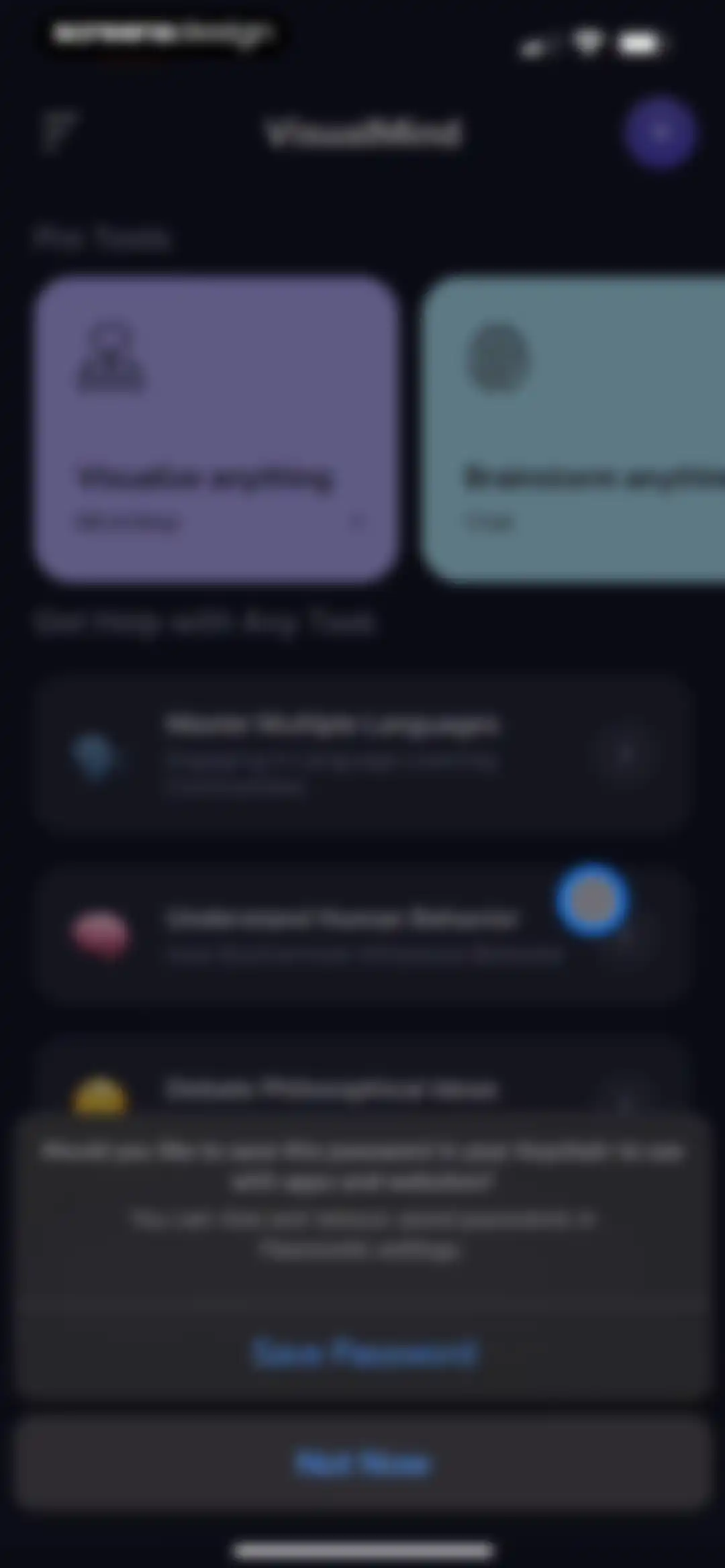 VisualMind: AI MindMap/Chatbot screen 22