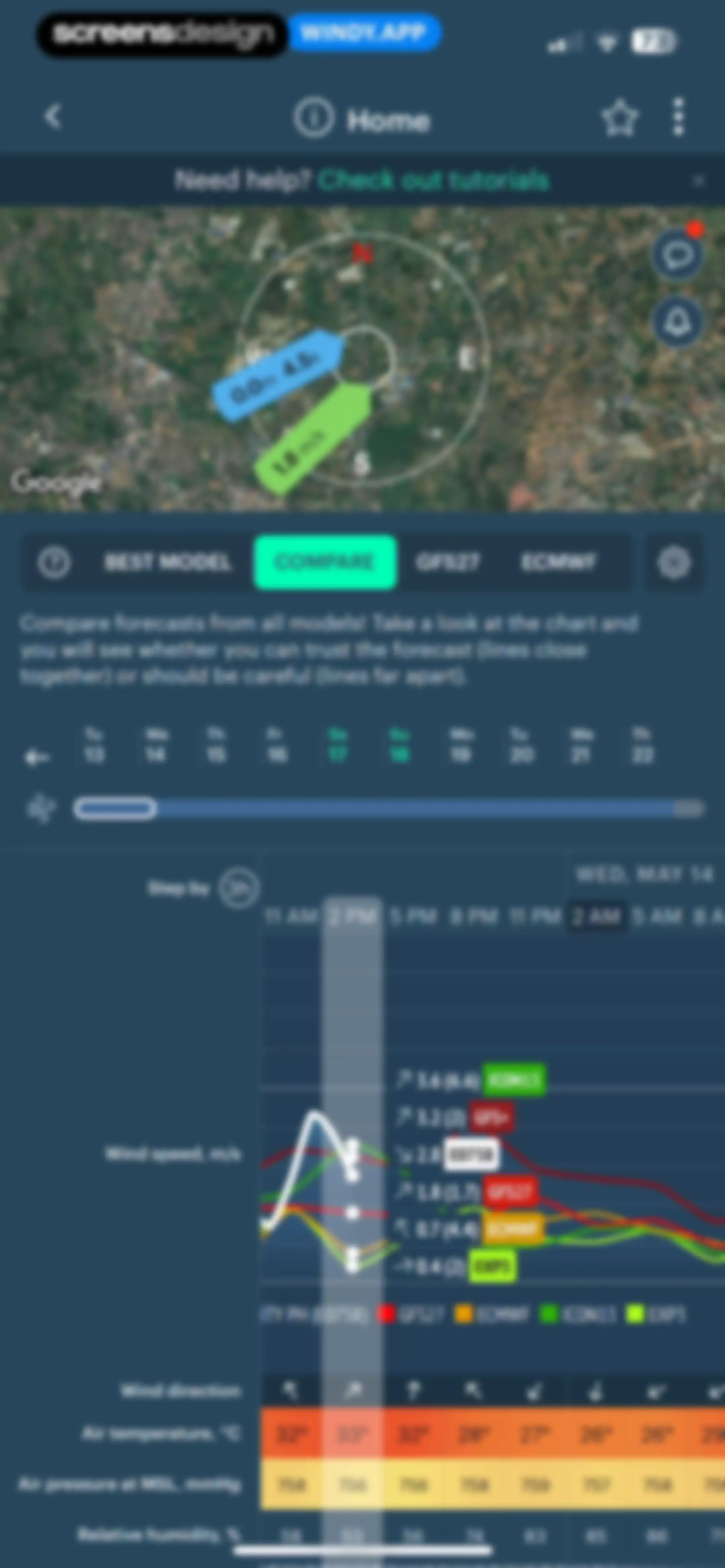 Windy.app — Wind, Tides, Radar screen 37