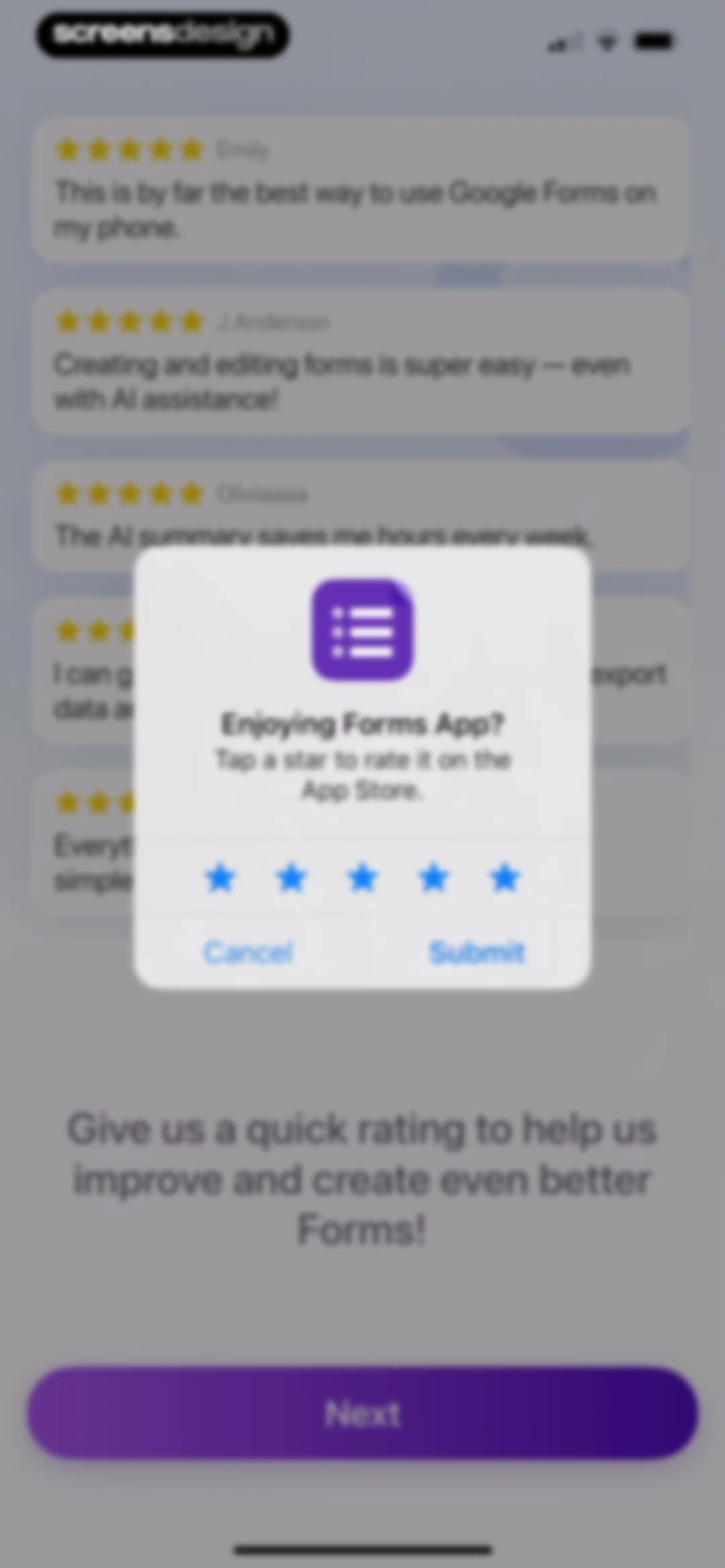 Forms for Google Docs screen 9