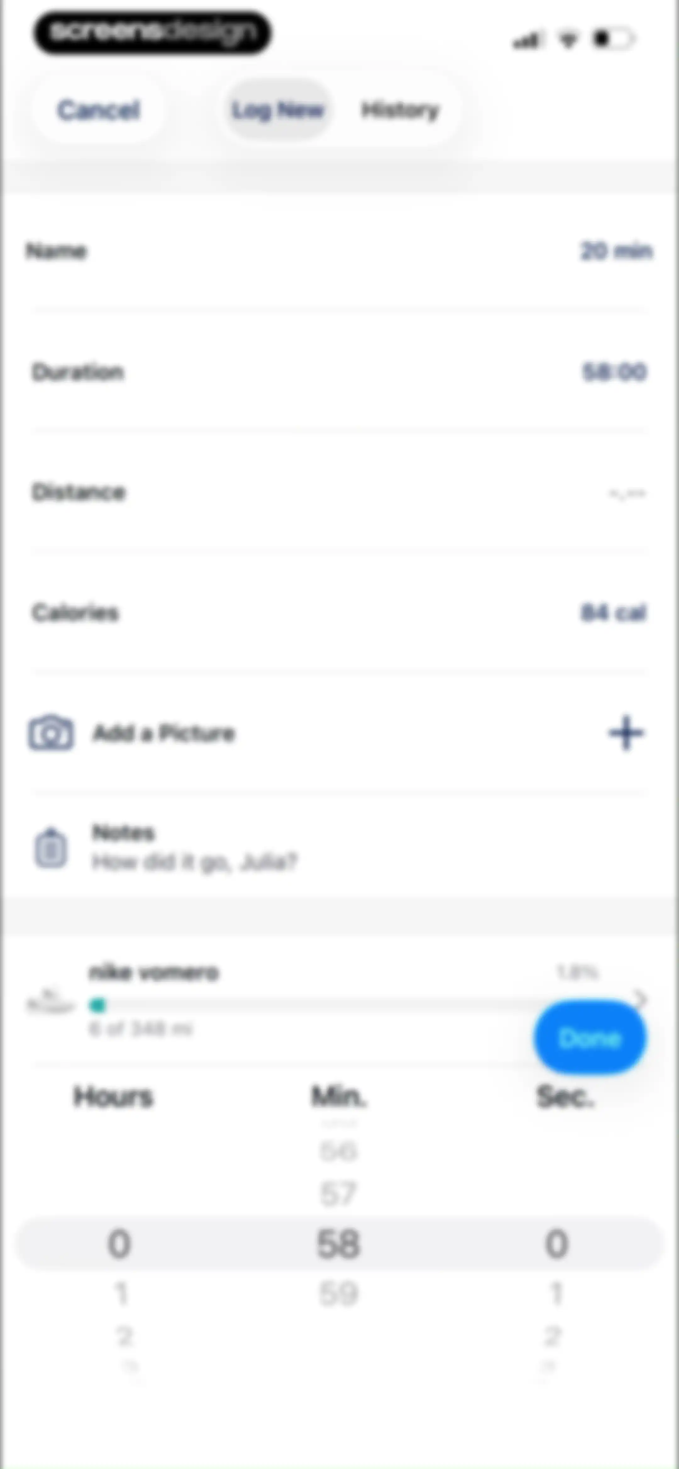 ASICS Runkeeper—Run Tracker screen 189