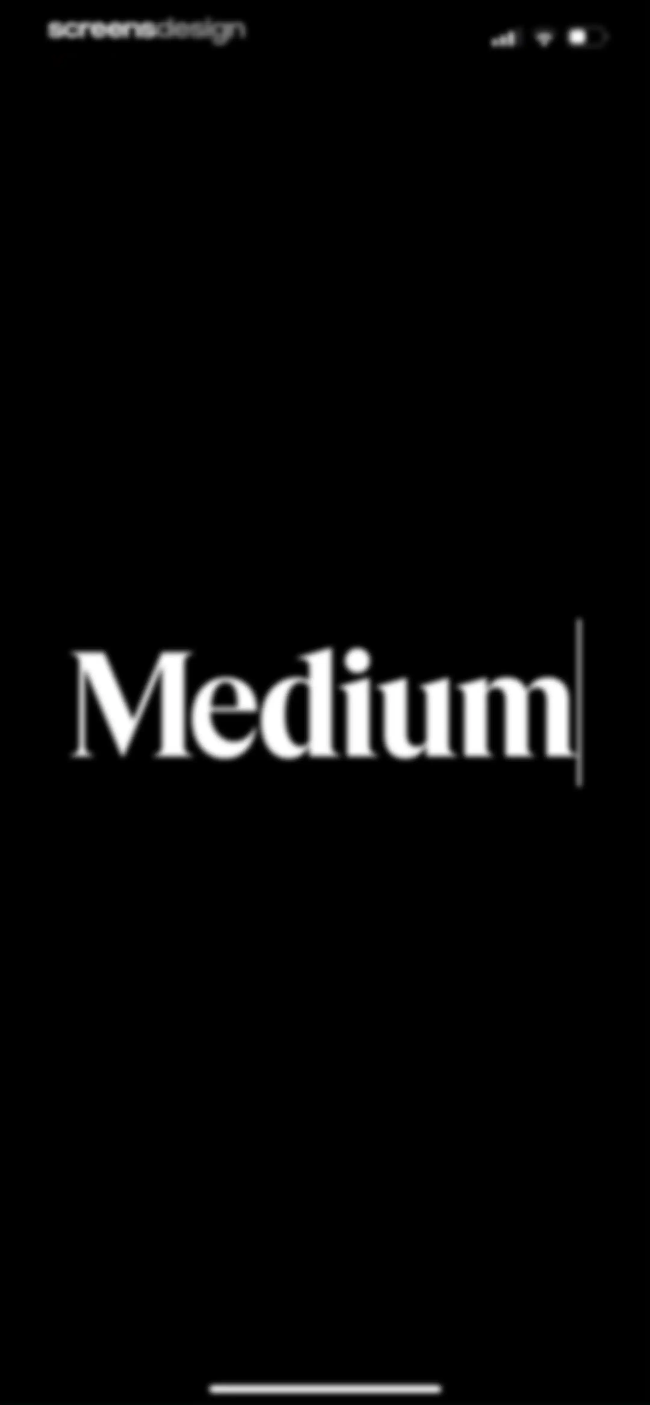 Medium: Read & Write Stories screen 1