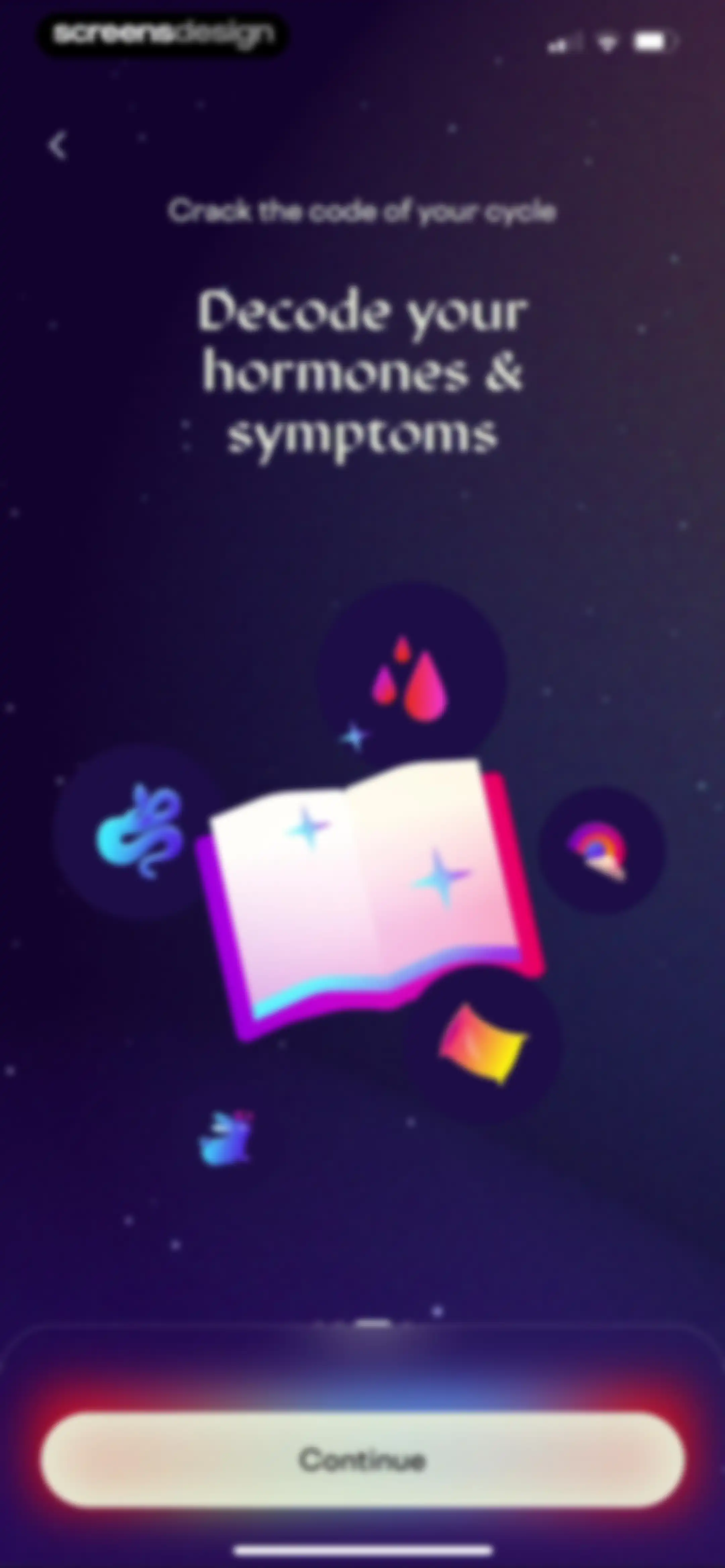 Stardust Period Tracker screen 24