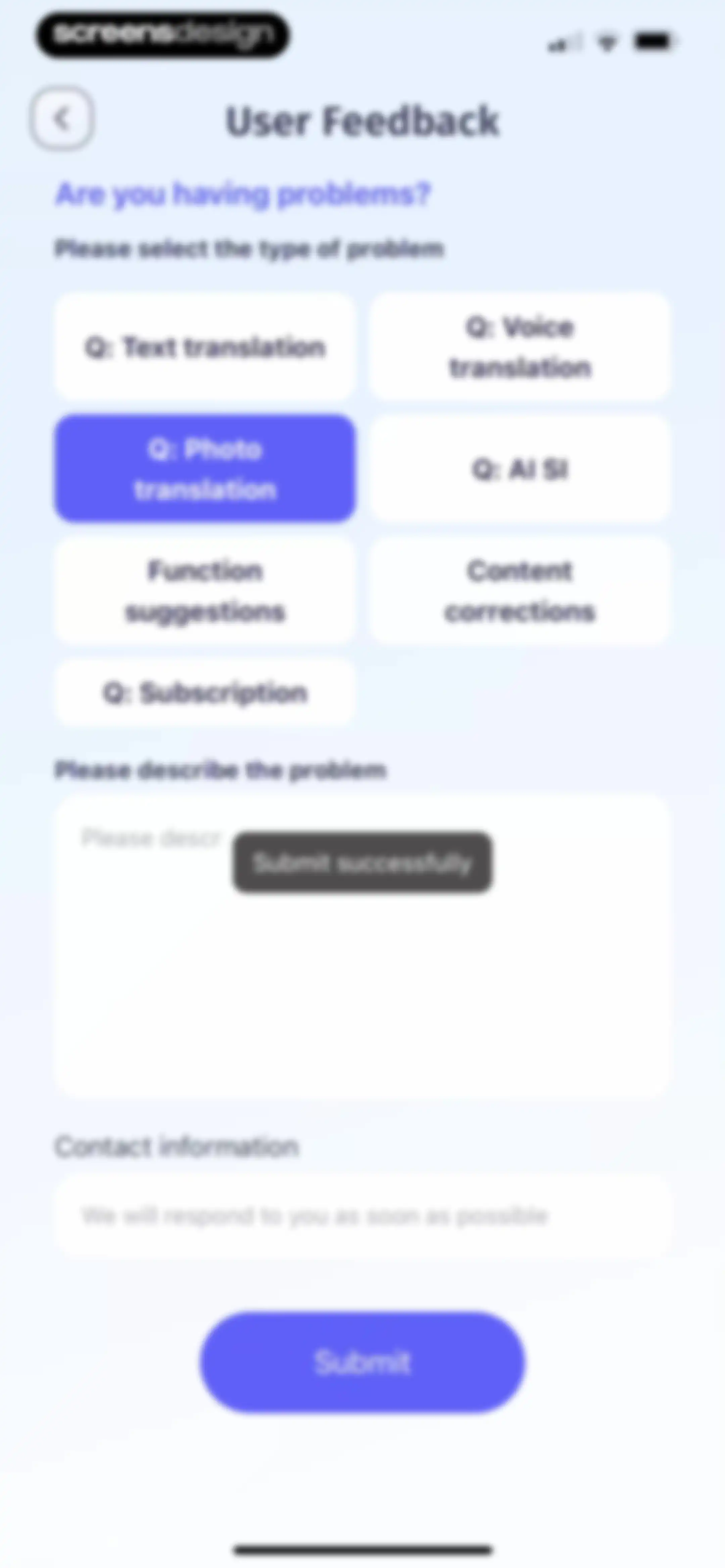 eTranslator-AI Translate screen 111
