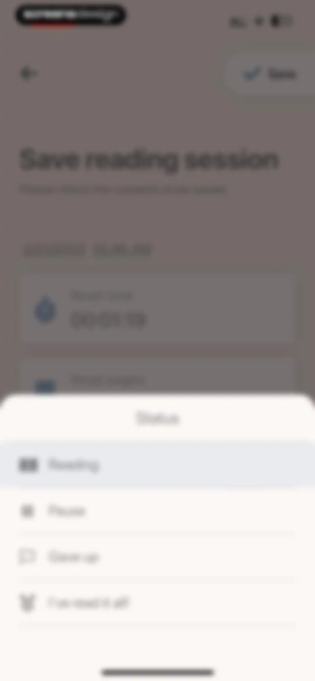 Bookmory - reading tracker screen 45