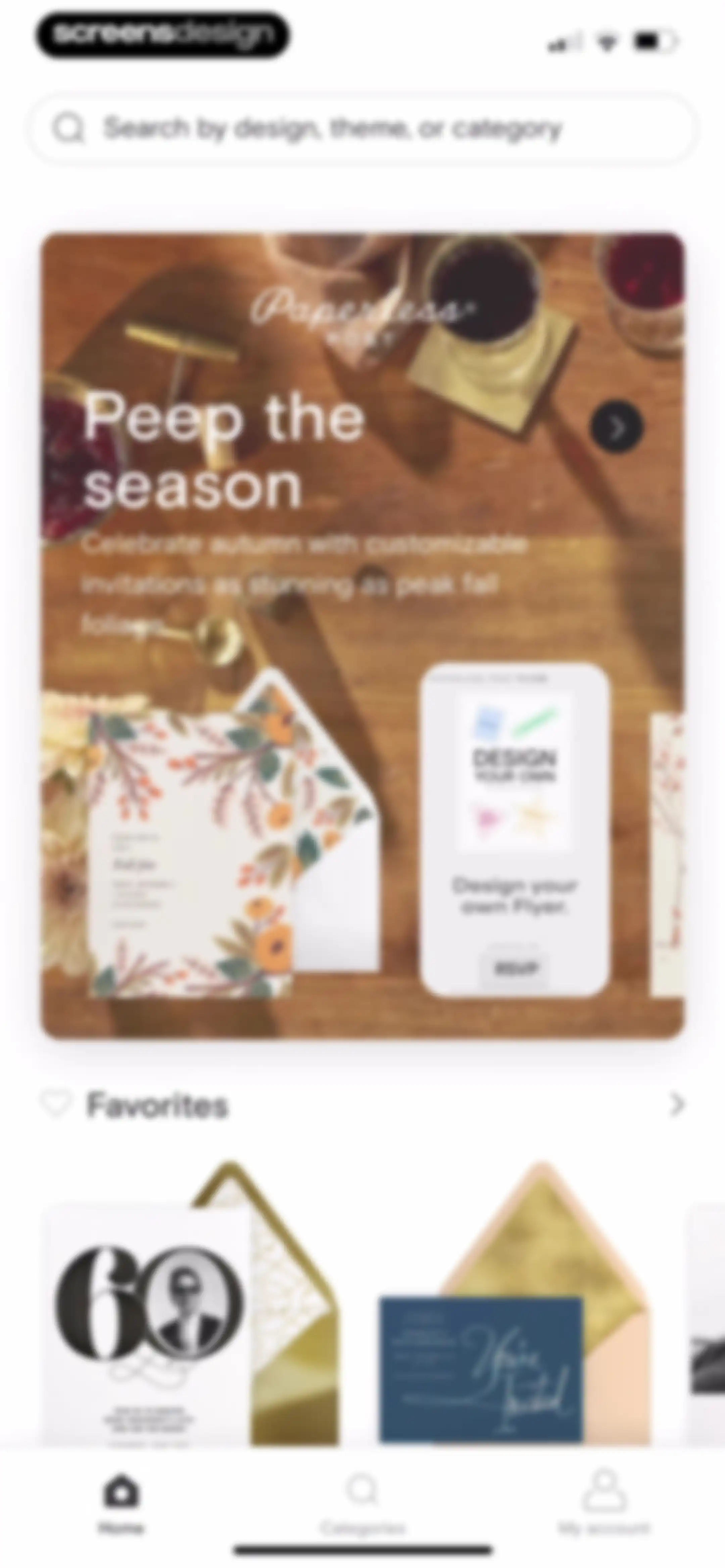 Paperless Post: Invitations screen 89