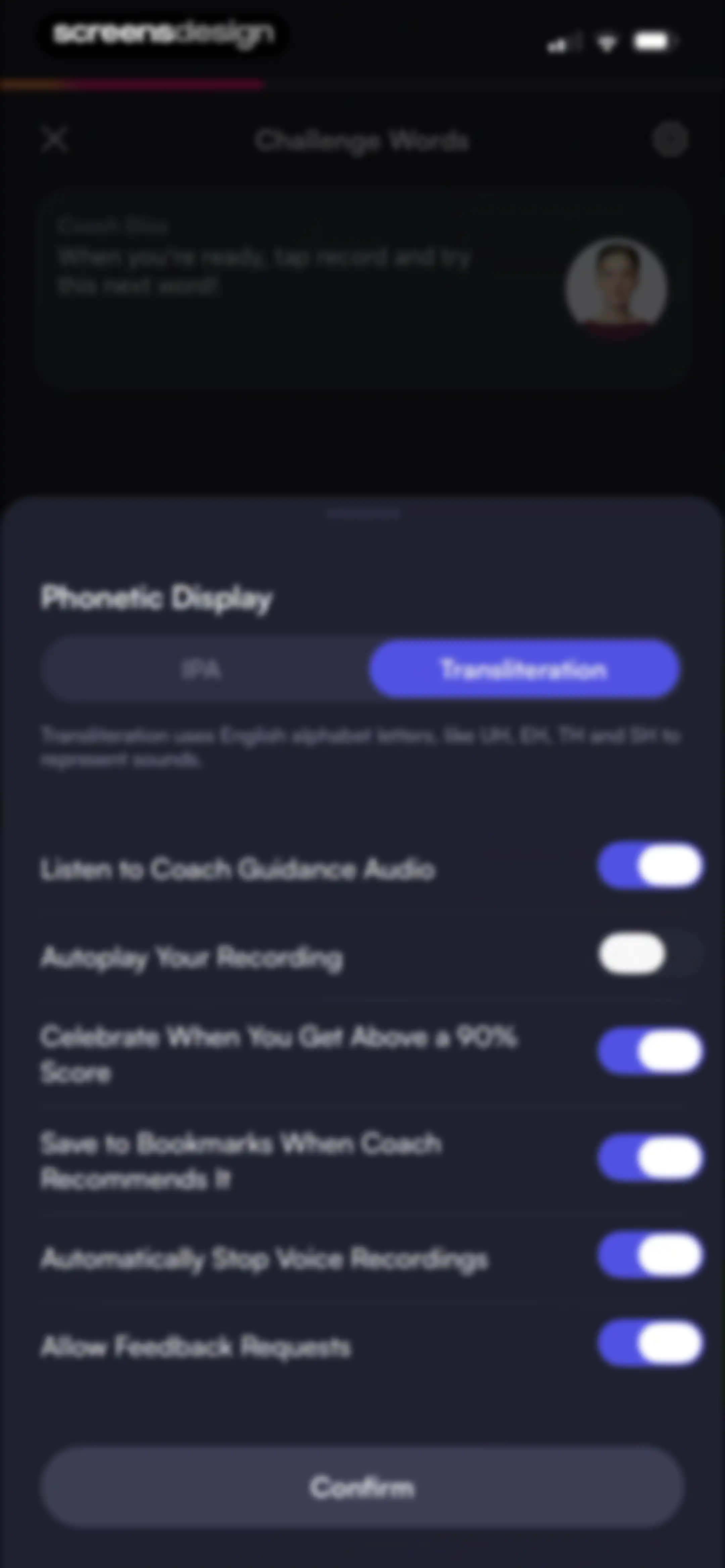 BoldVoice: Accent Training screen 100