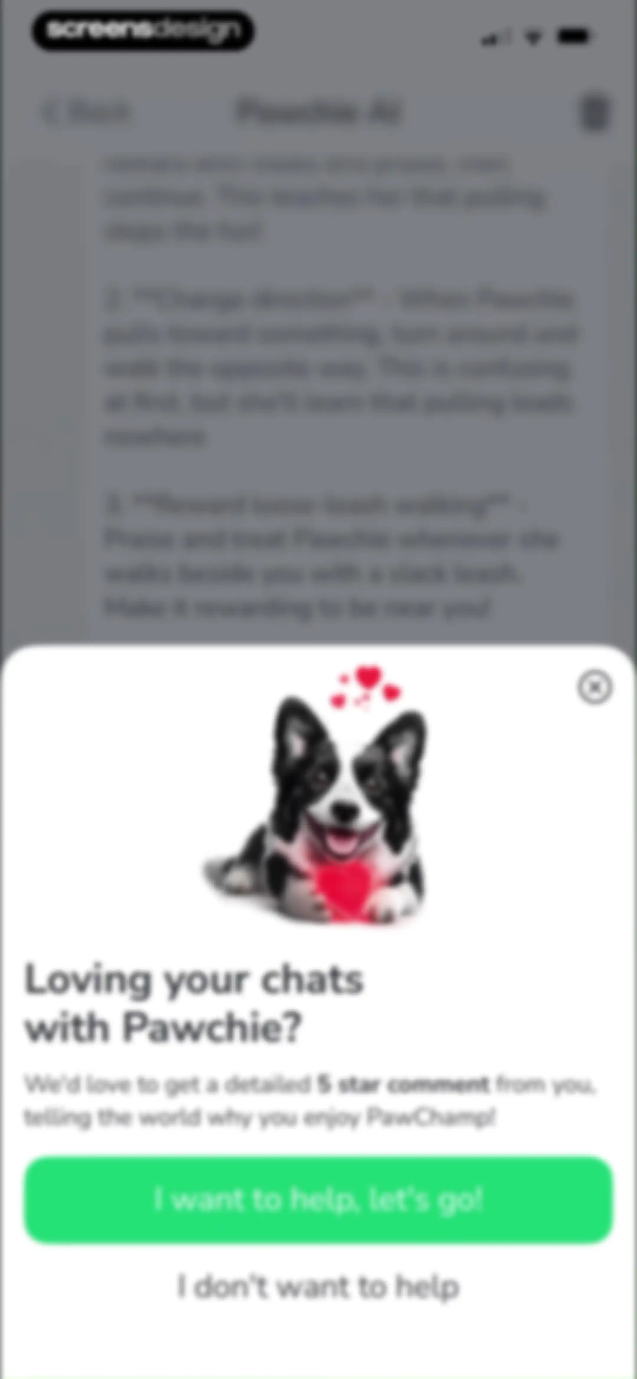 PawChamp - Dog Training & Care screen 85