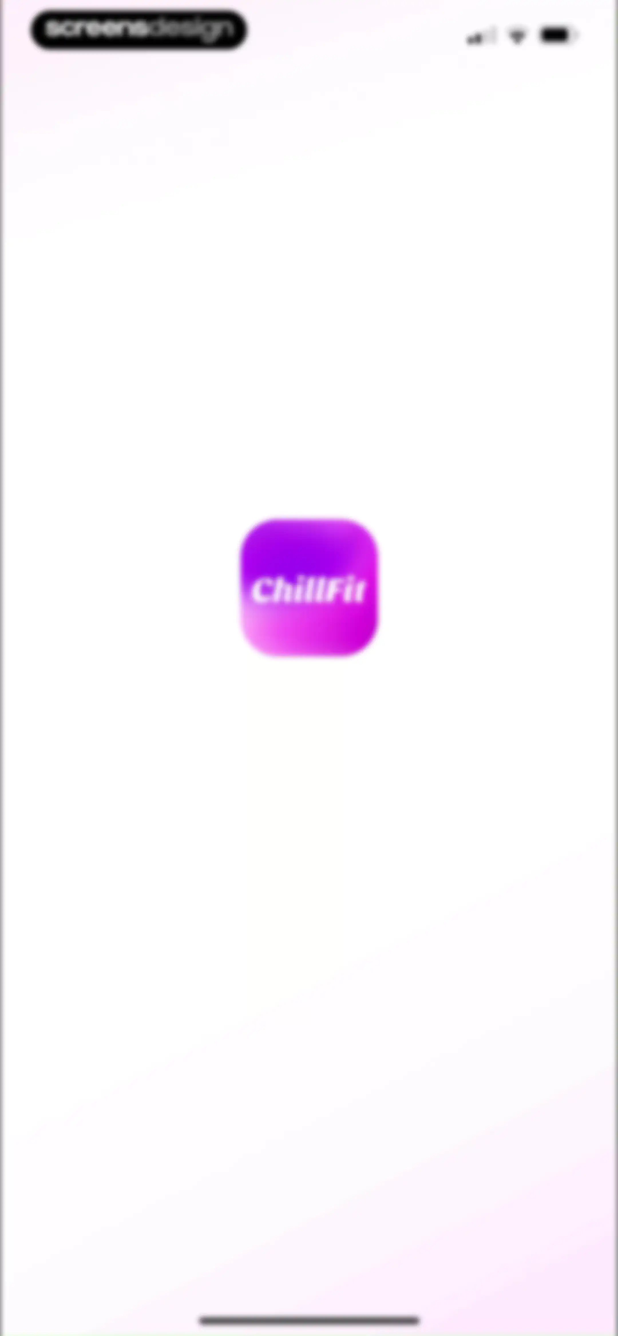 ChillFit: Home Workout Planner screen 1