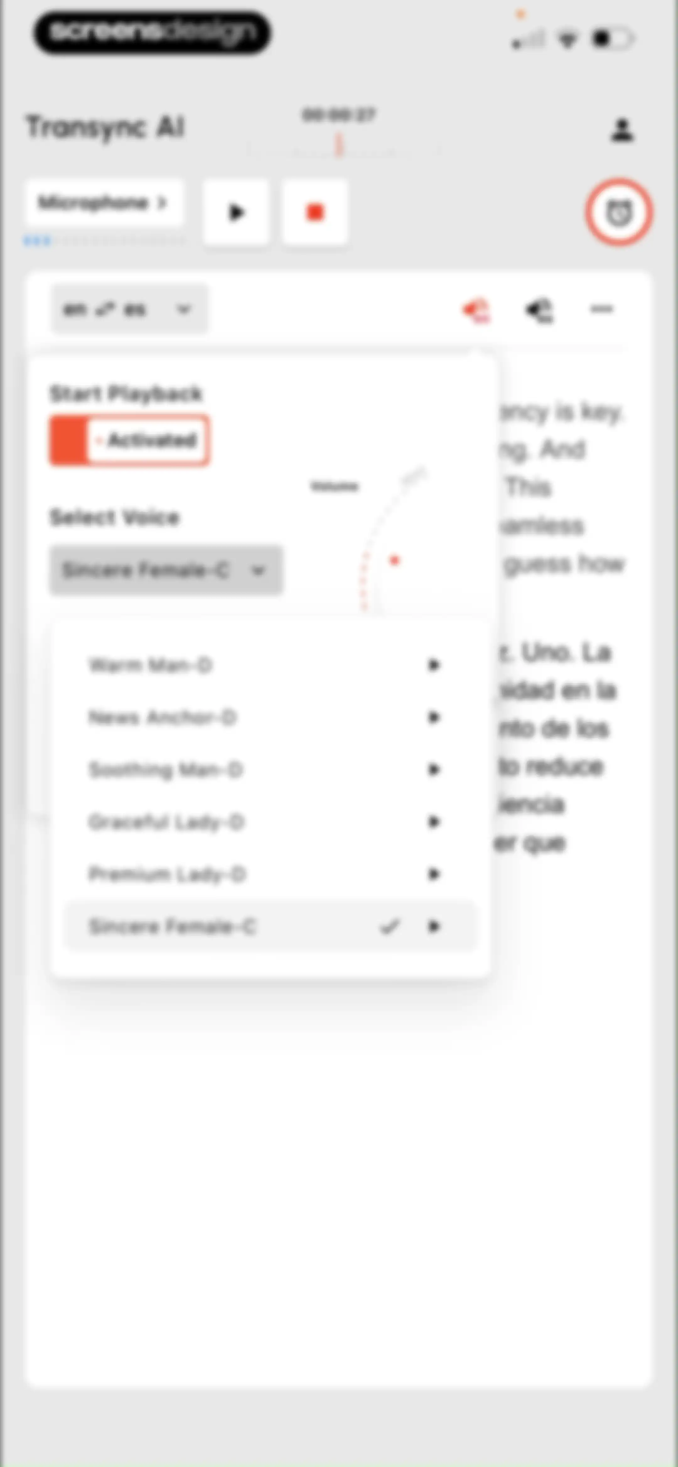 Transync AI - Translator screen 18