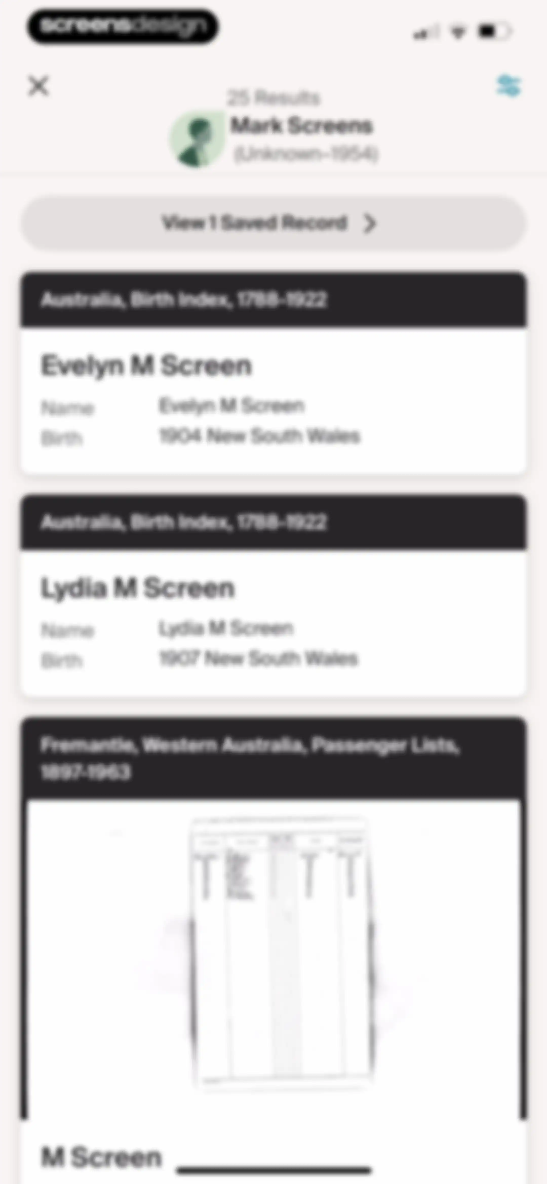 Ancestry: Family History & DNA screen 90