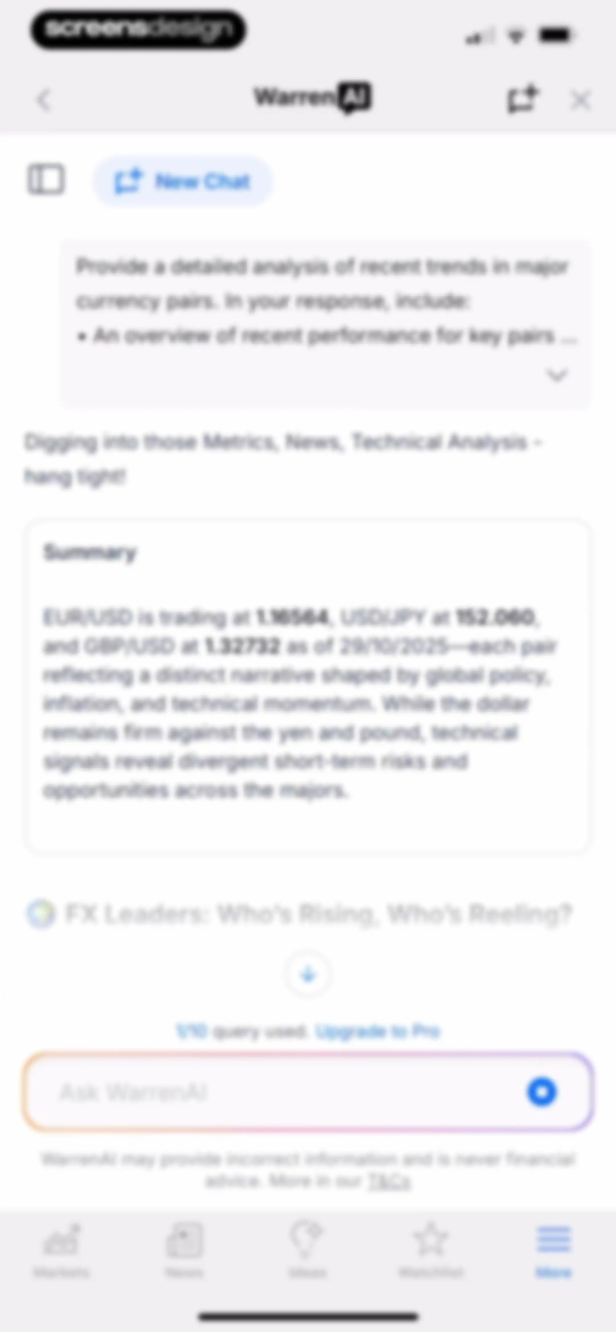 Investing.com: Stock Market screen 135