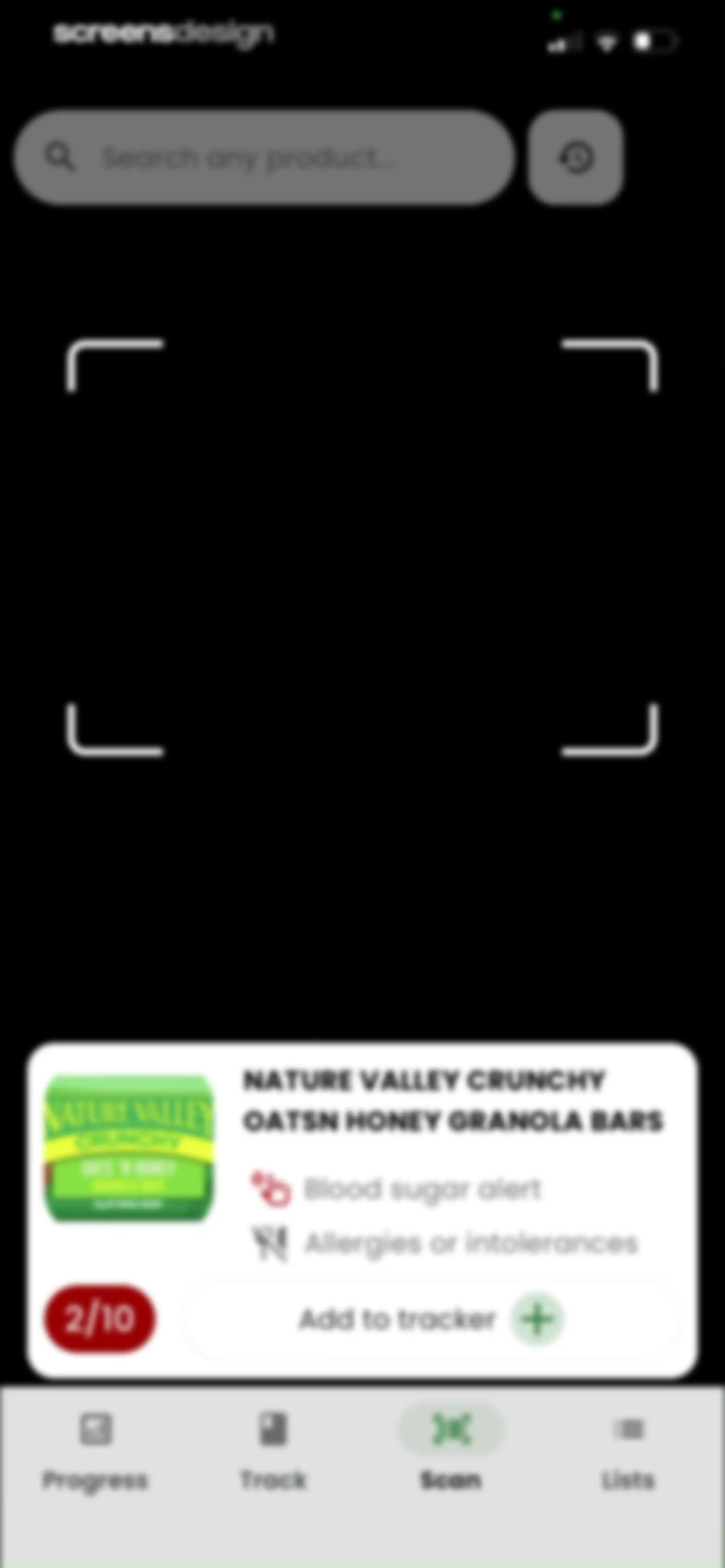 Diabetes food tracker - Gococo screen 109