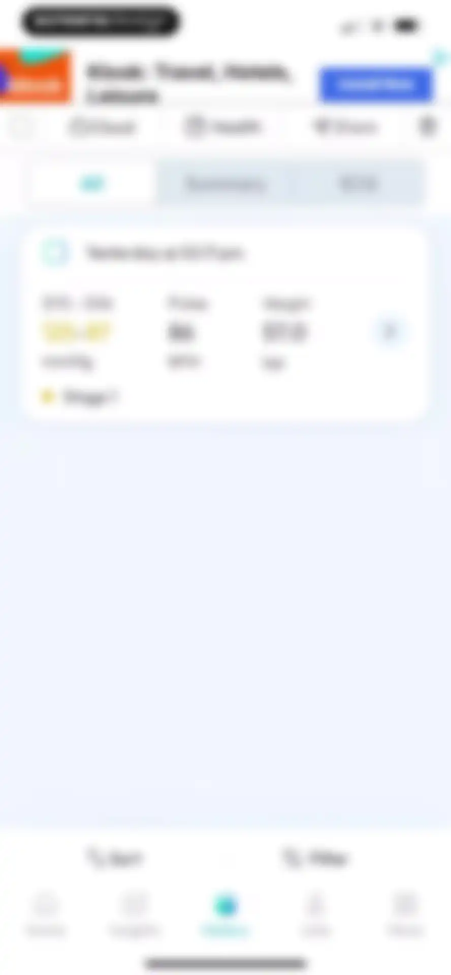 Blood Pressure Tracker SmartBP screen 91