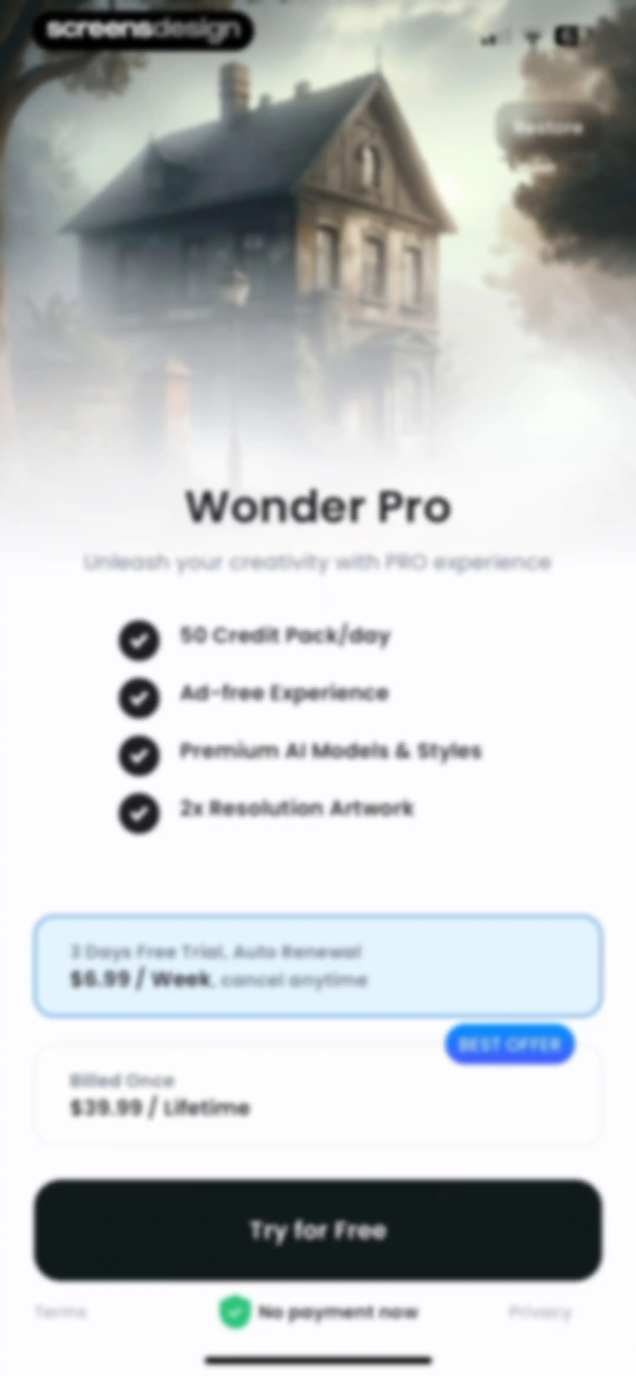 Wonder - AI Art Generator screen 9