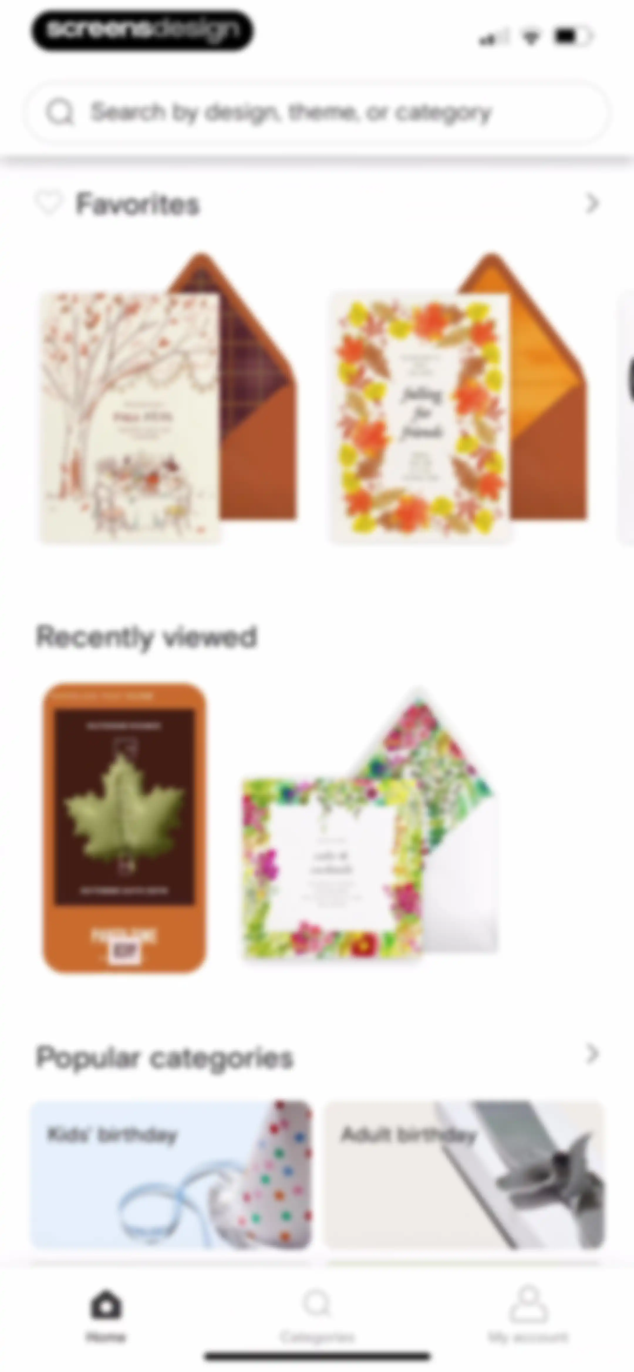 Paperless Post: Invitations screen 98