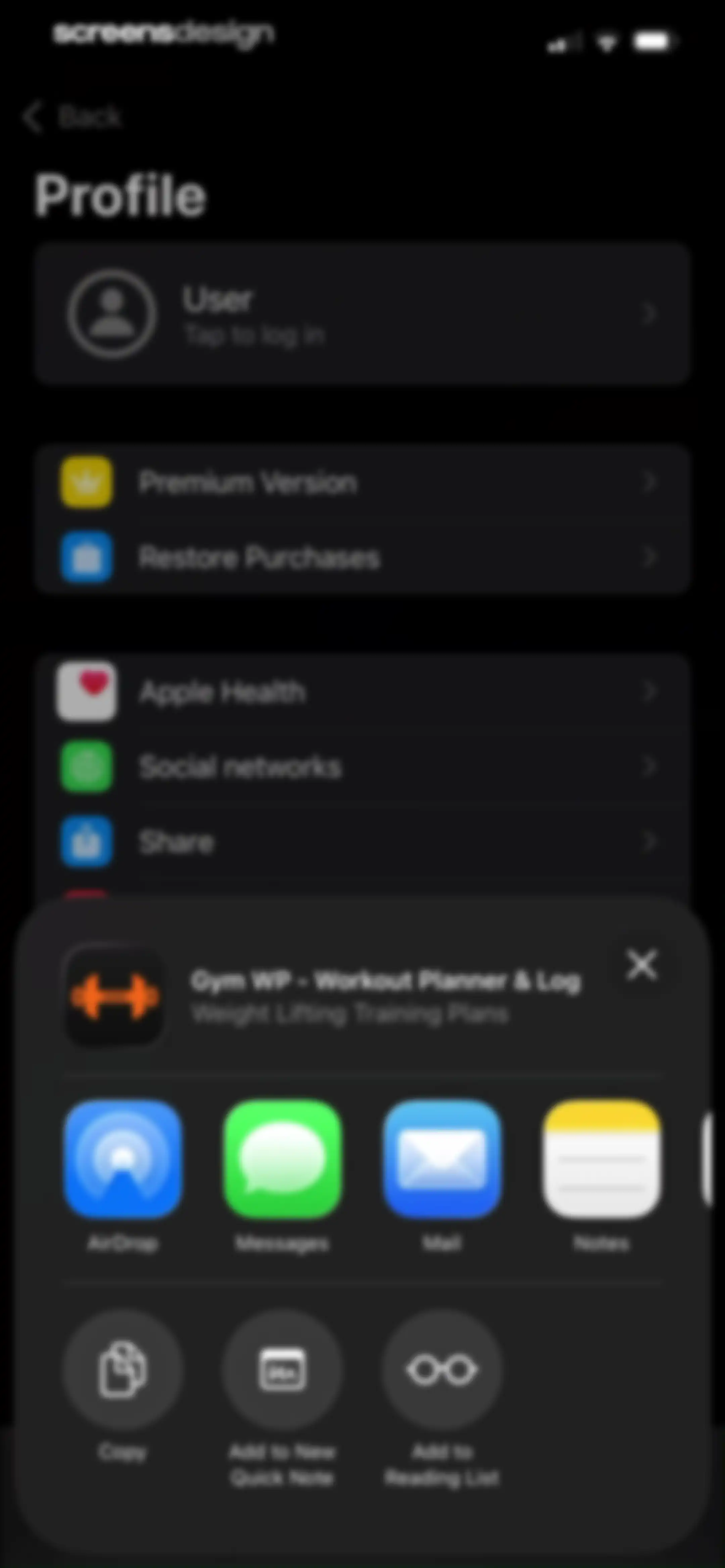 Gym WP - Workout Planner & Log screen 156