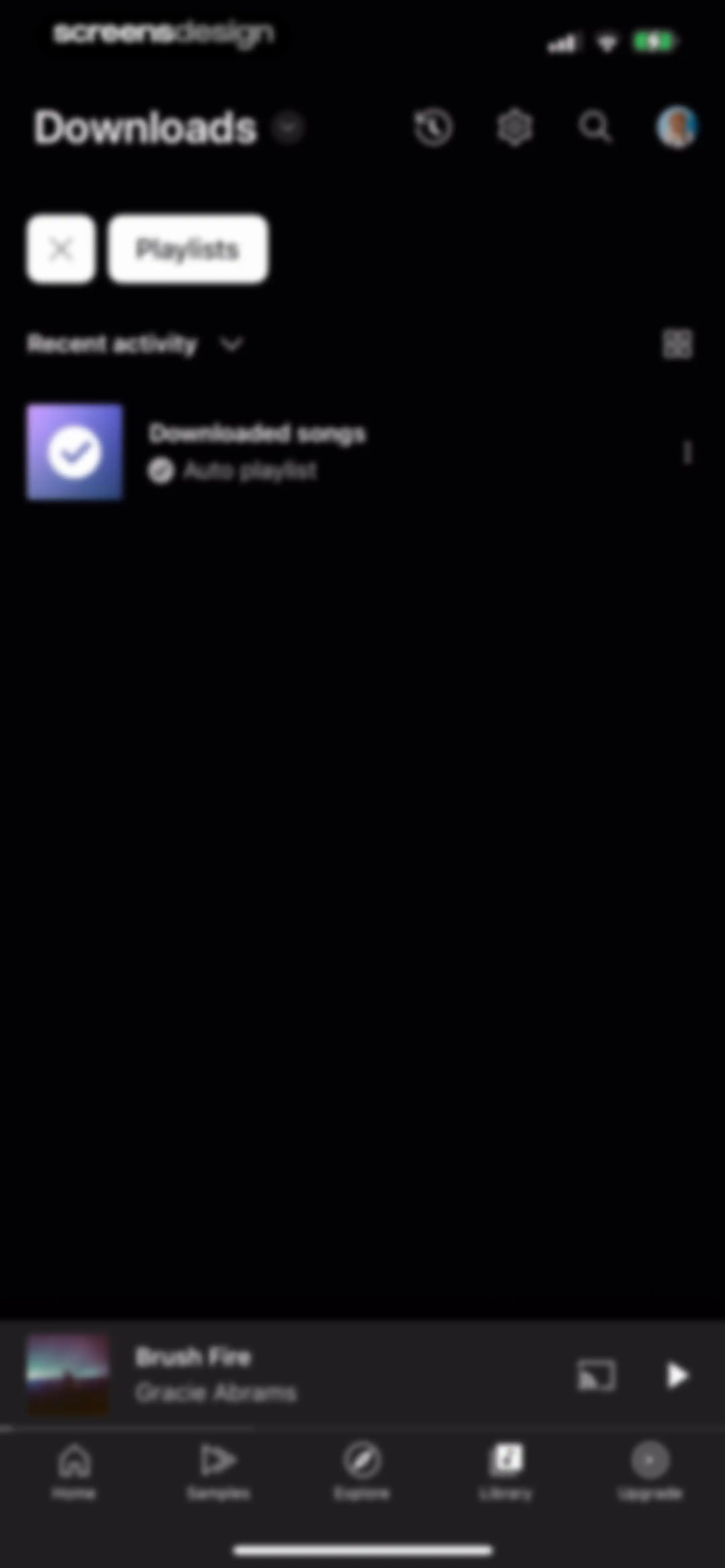 YouTube Music screen 144
