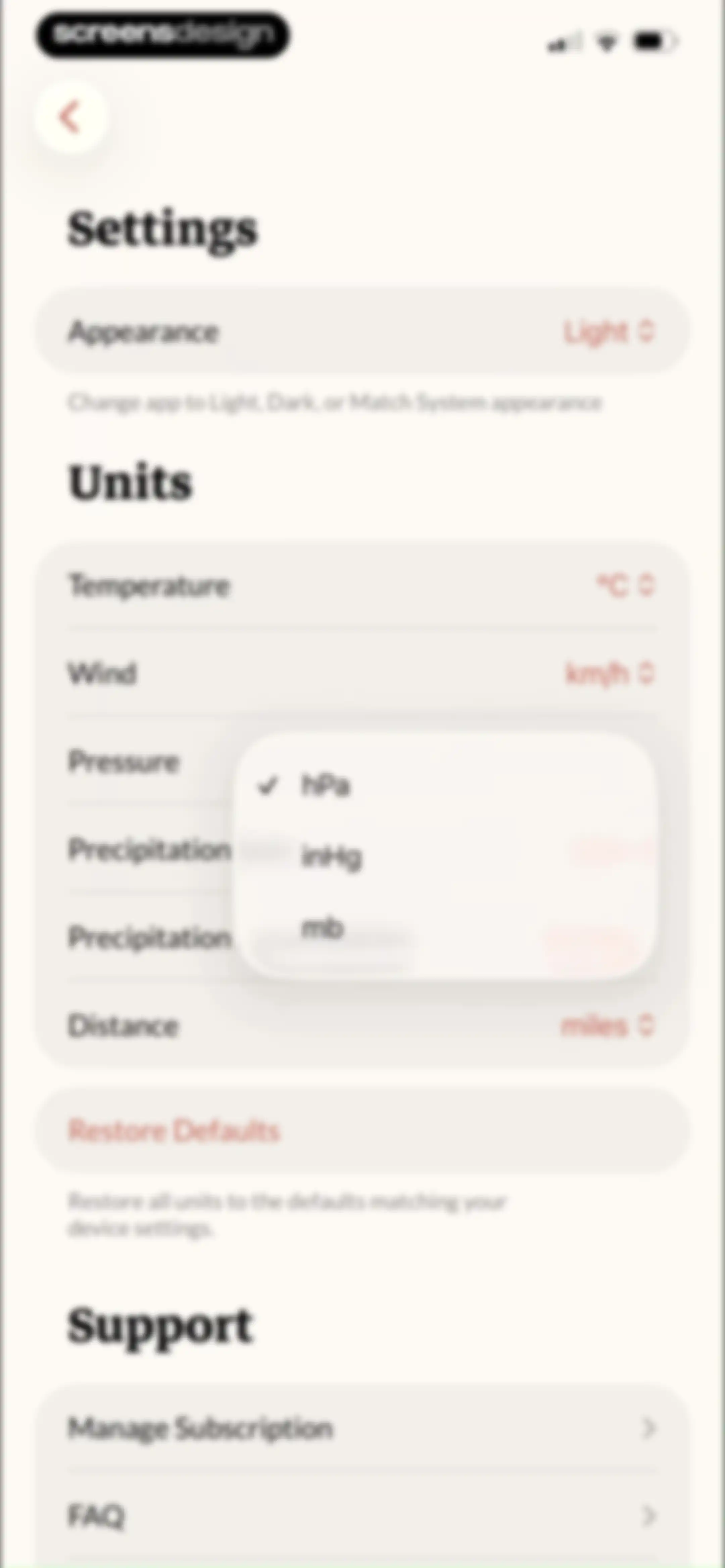 Acme Weather screen 87