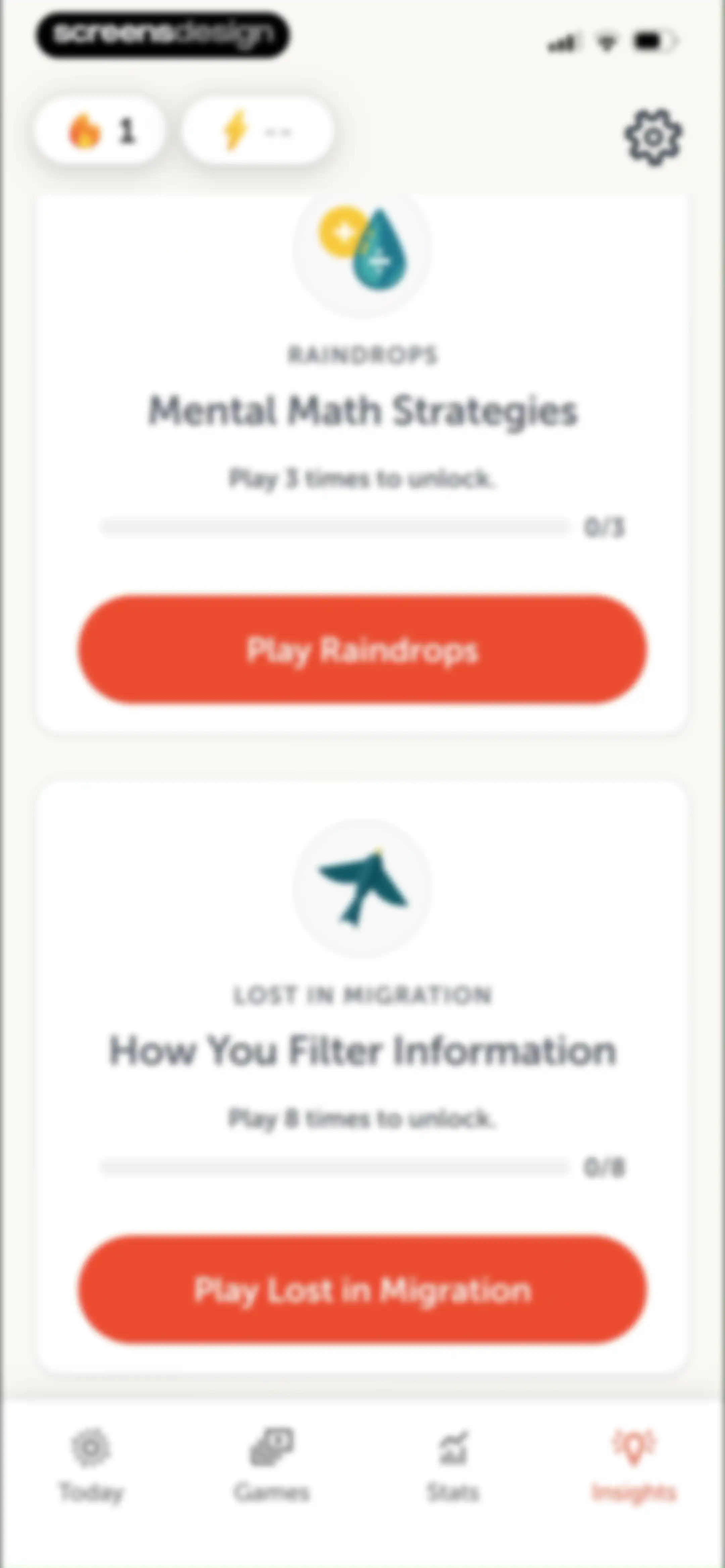 Lumosity: Brain Training Games screen 106