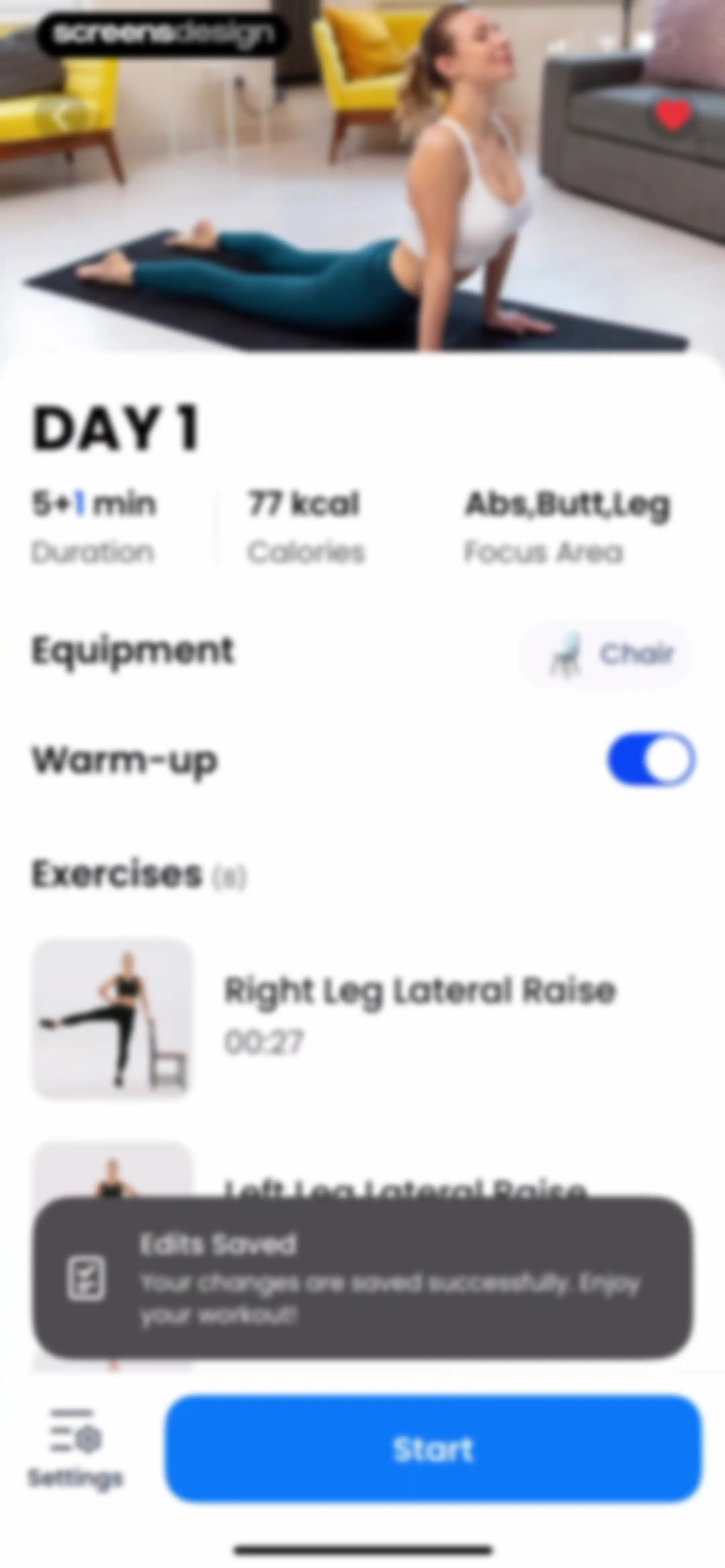 Home Workout - No Equipments screen 111