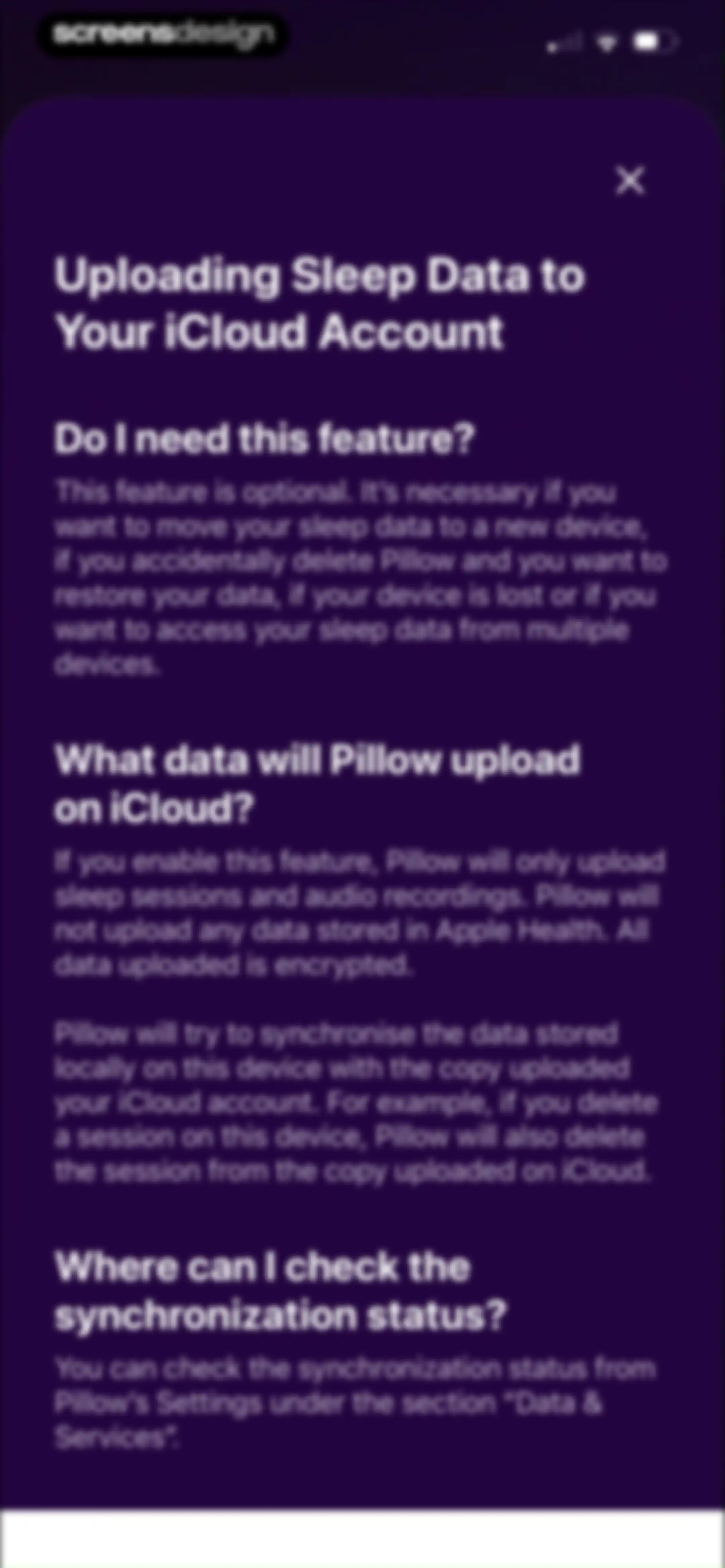 Pillow: Sleep Tracker screen 21
