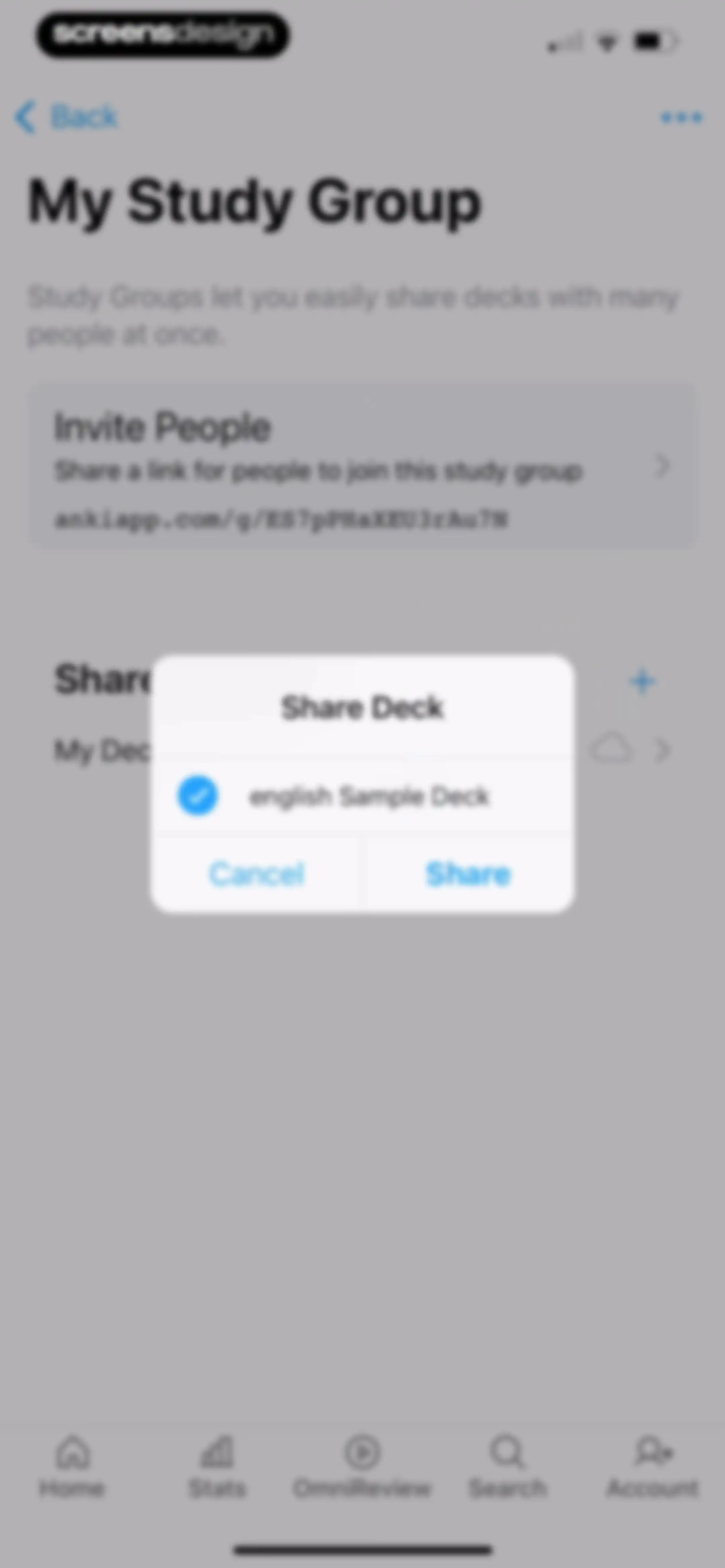 AlgoApp - Flashcards screen 65