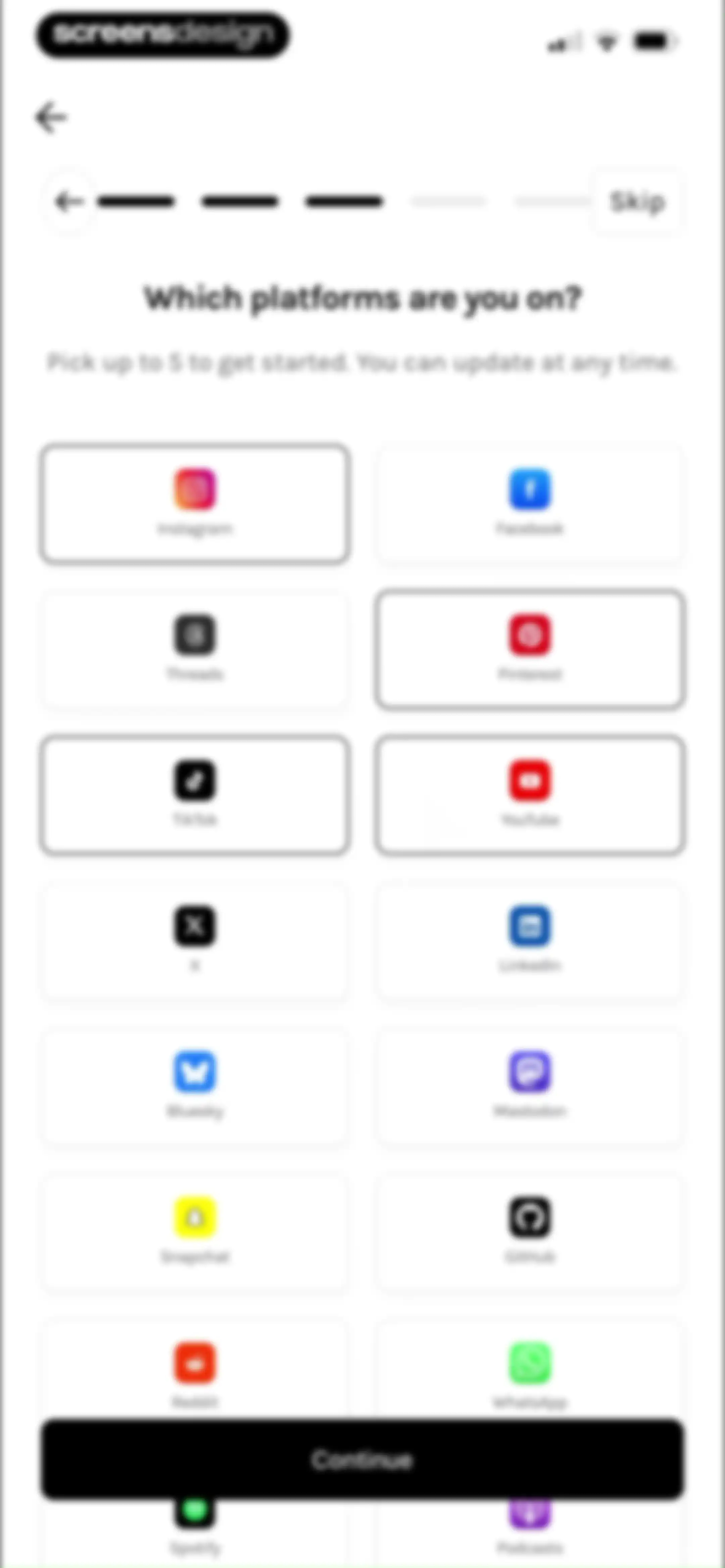 UNUM — Layout & Feed Preview screen 101