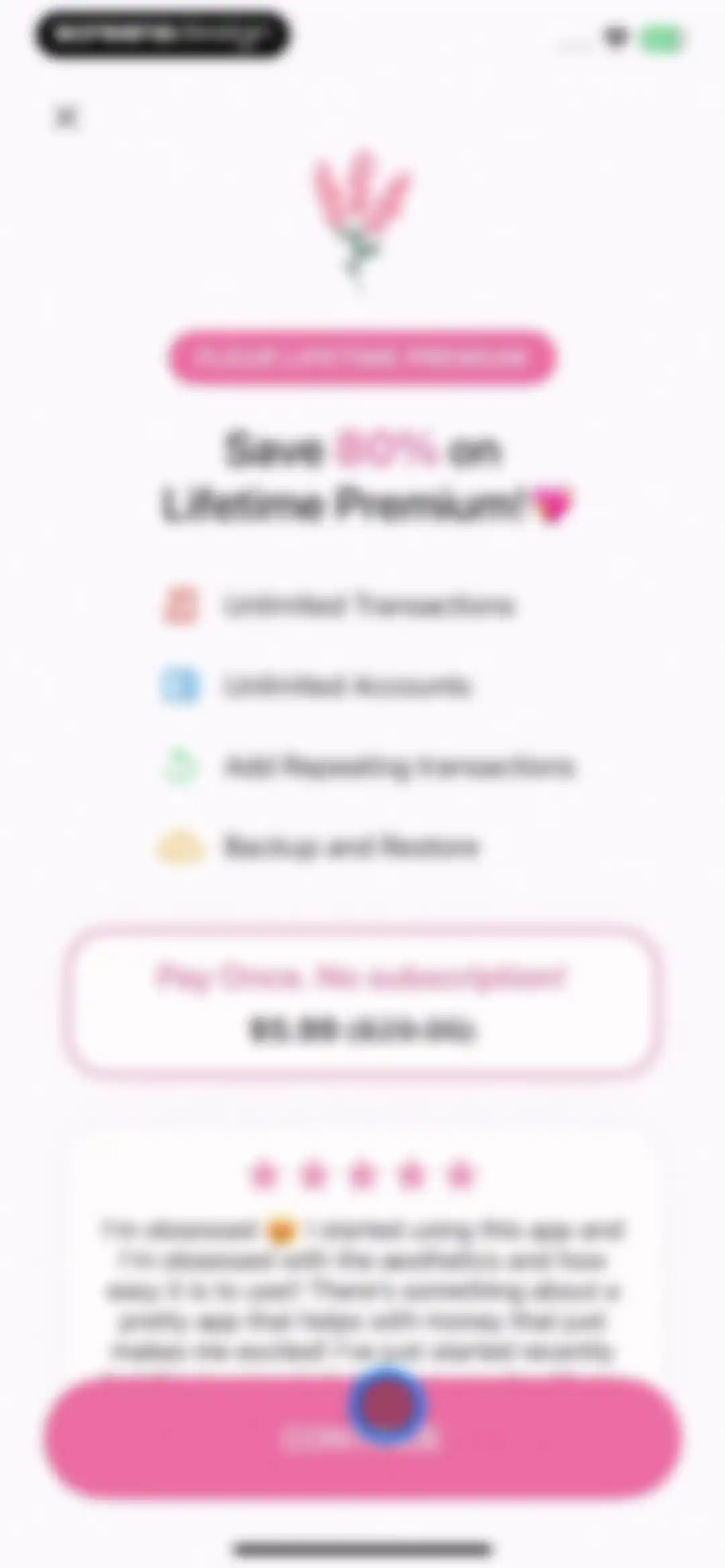 Budget Planner App - Fleur screen 7
