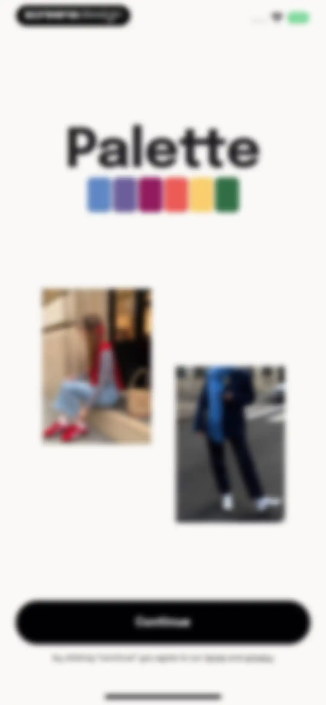 Palette - Color Analysis screen 2