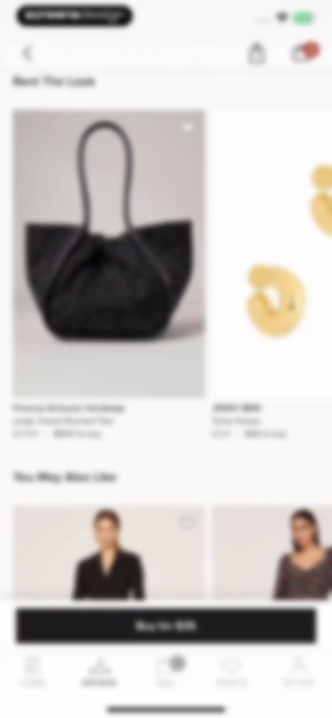 Rent the Runway (RTR) screen 67