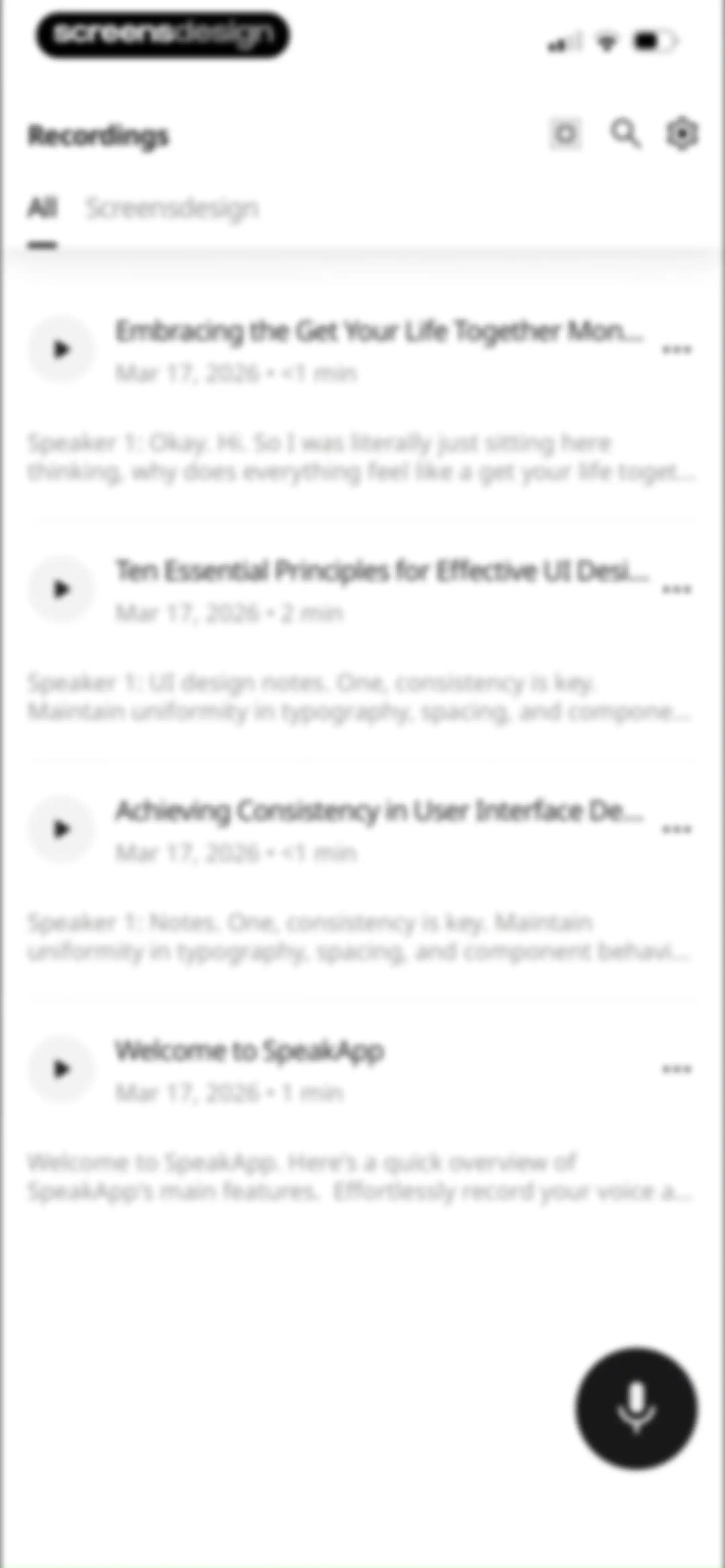 SpeakApp AI: Voice Notes screen 64