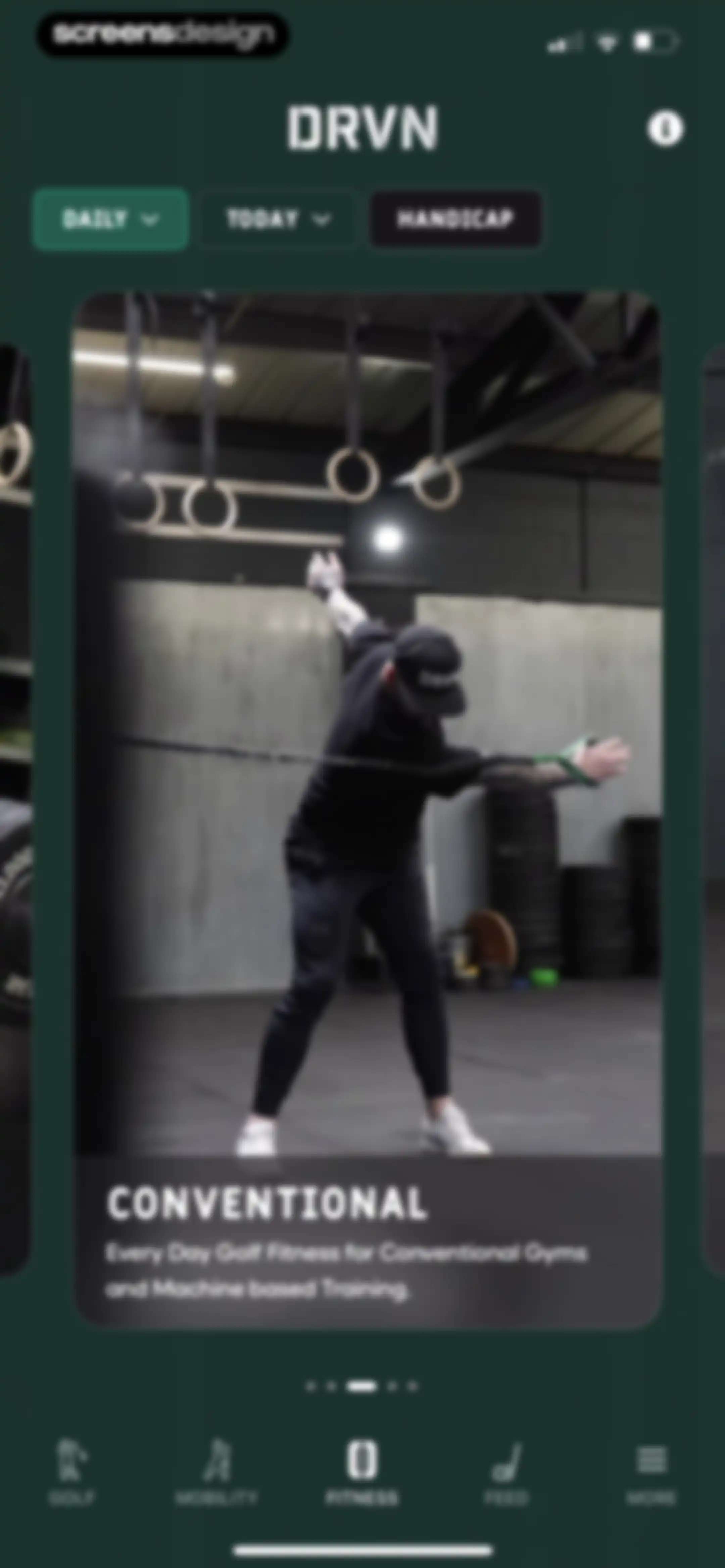 DRVN - Golf & Gym Workouts screen 119