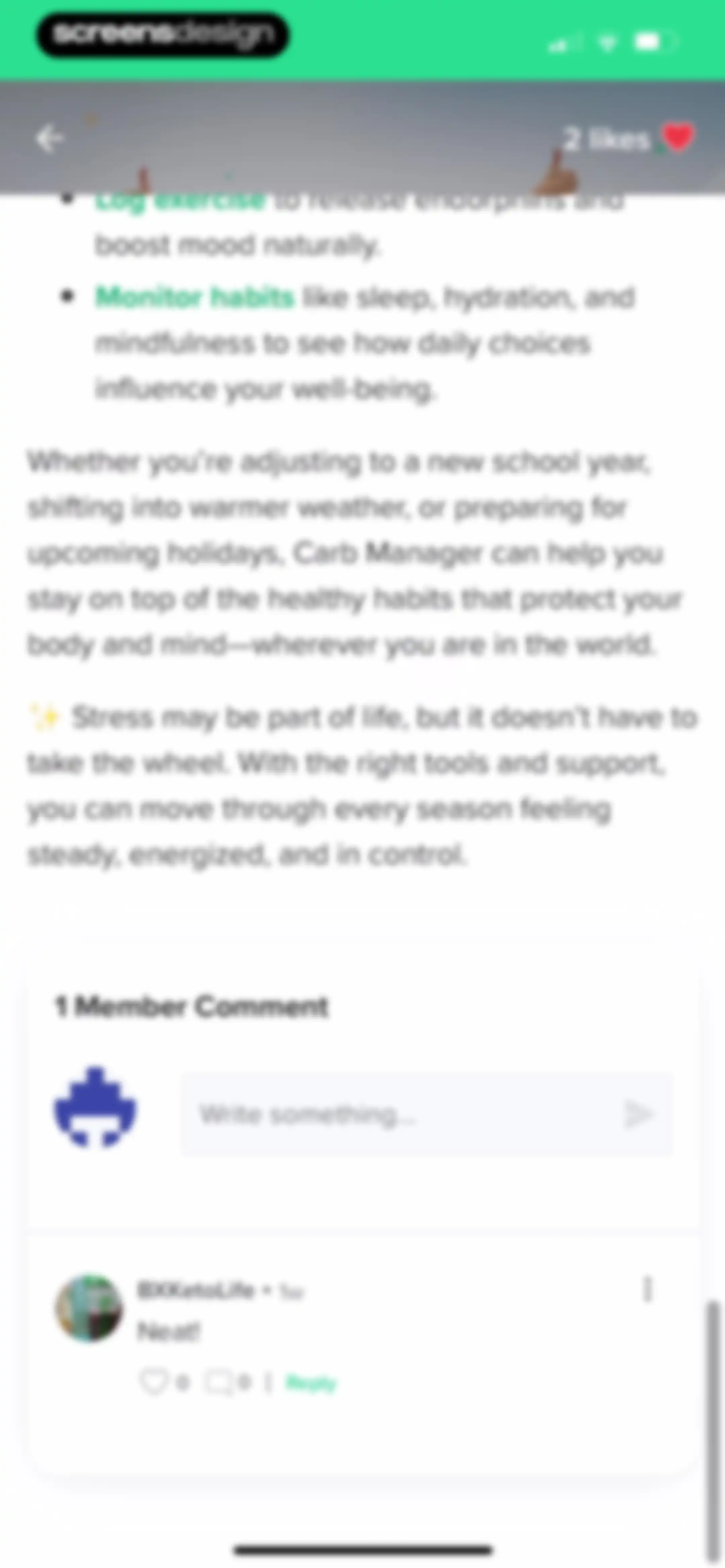 Carb Manager: Keto & Macro Log screen 278