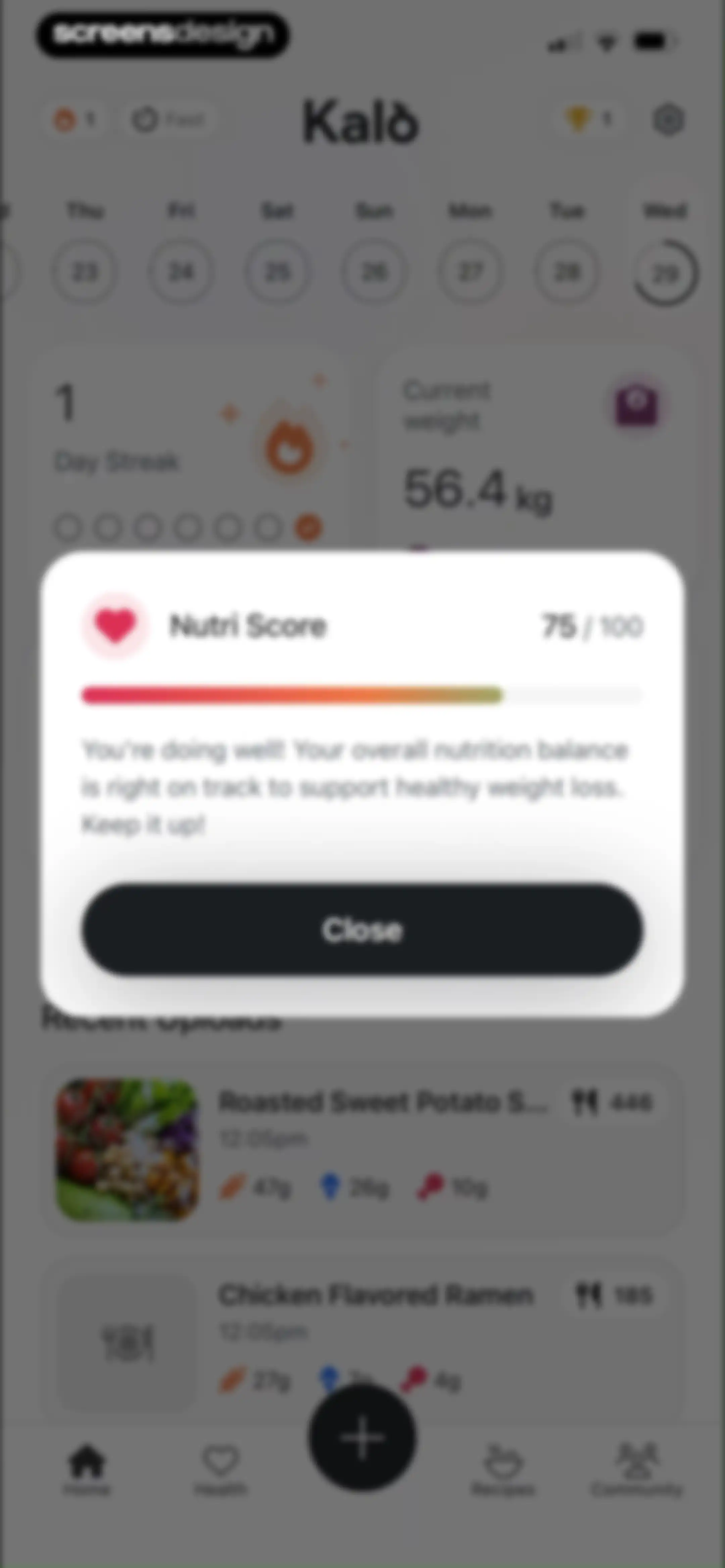 Kalo - AI Calorie Tracking screen 82