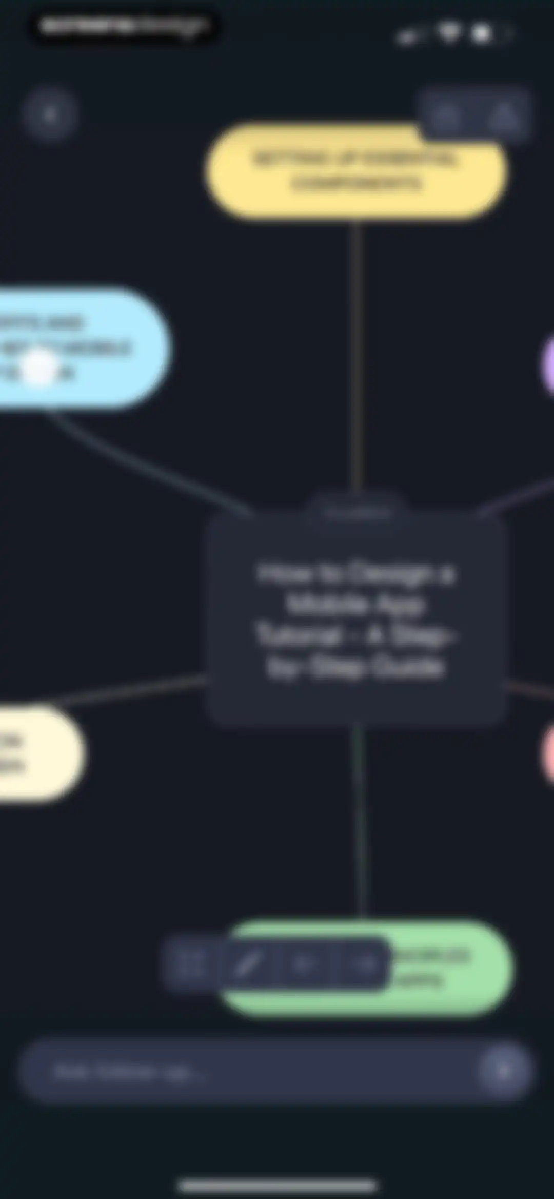 VisualMind: AI MindMap/Chatbot screen 50