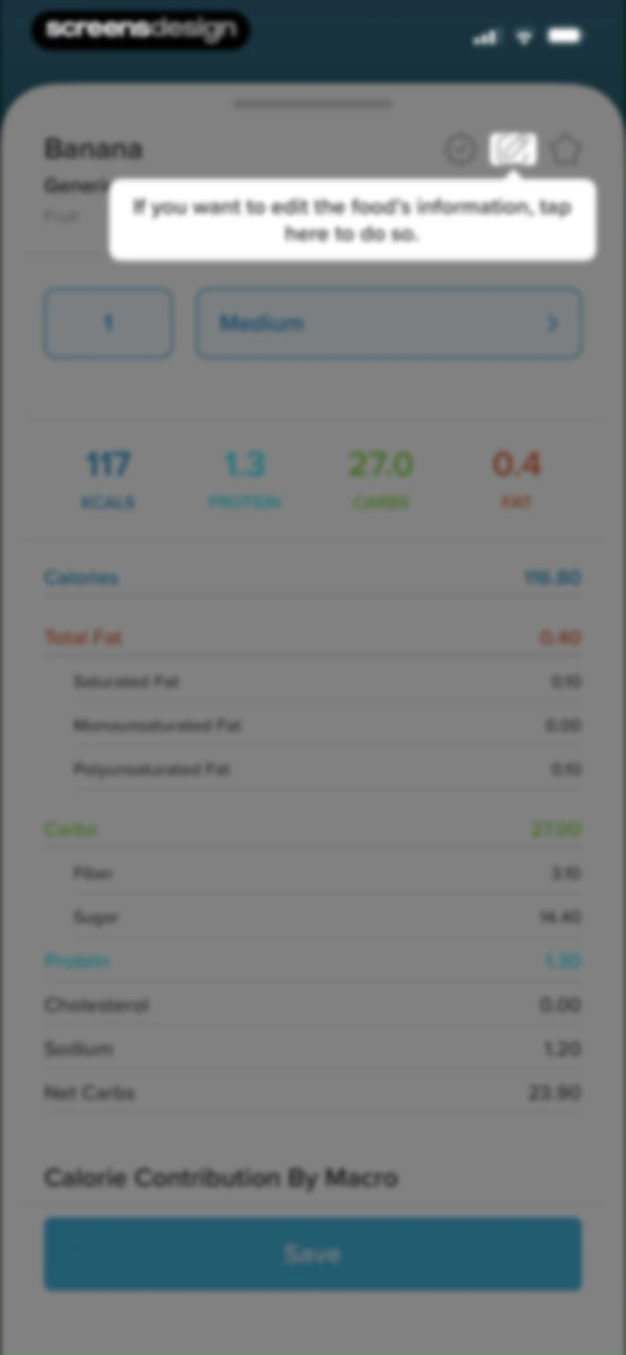 My Macros+ | Macro Tracker screen 45