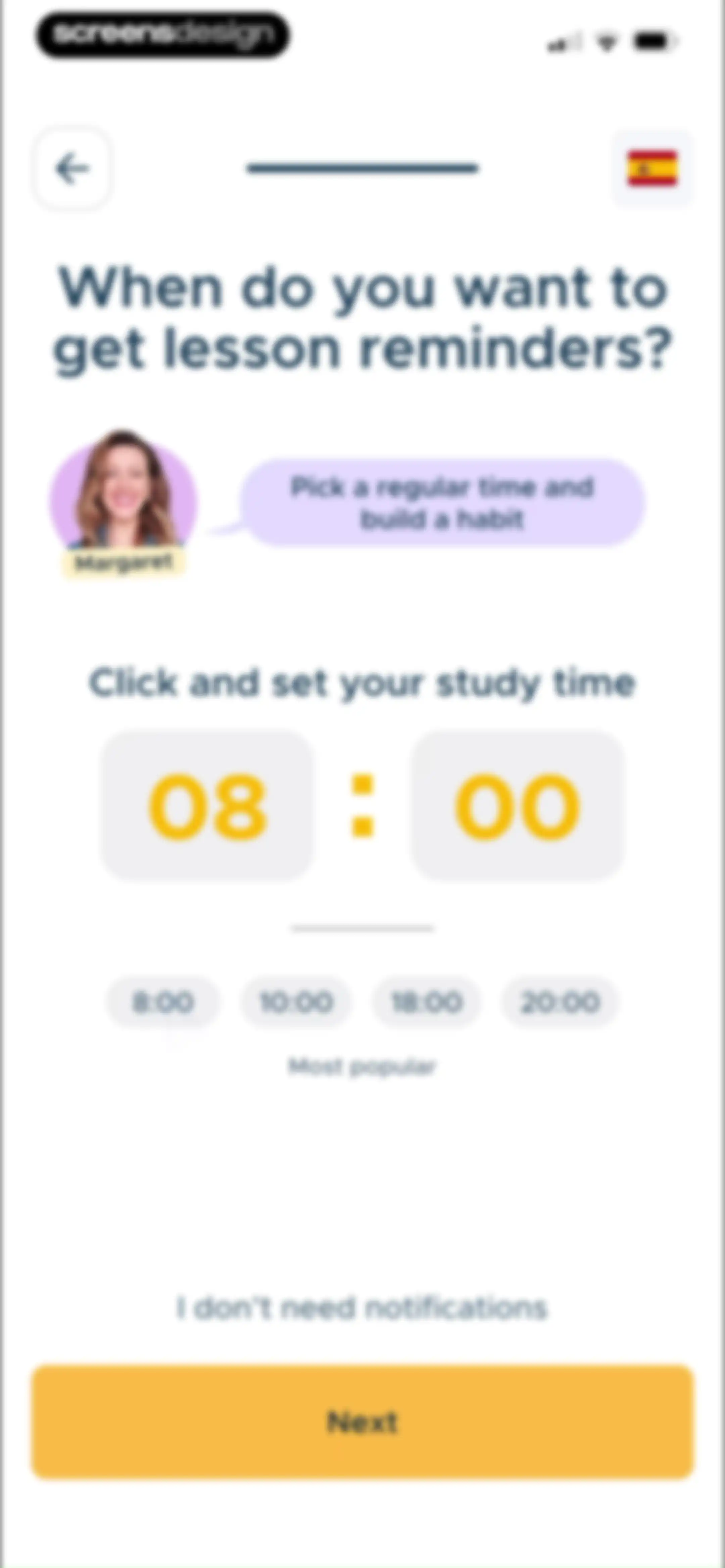 BeeSpeaker Learn English screen 24
