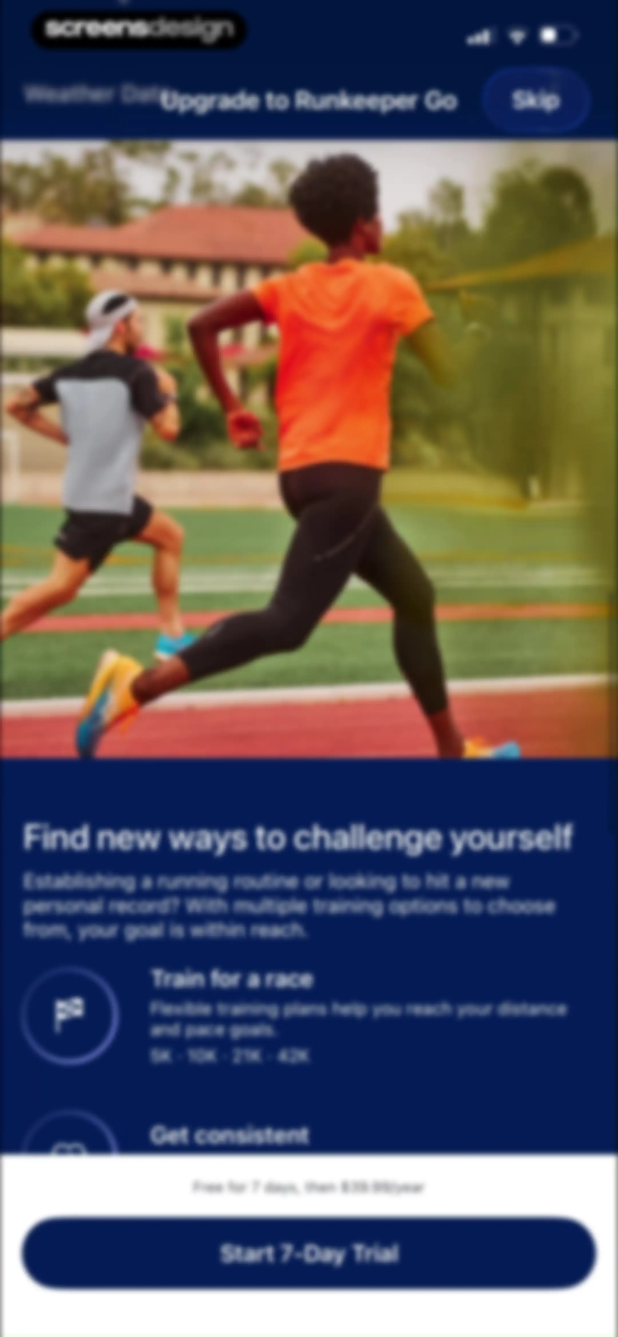 ASICS Runkeeper—Run Tracker screen 25