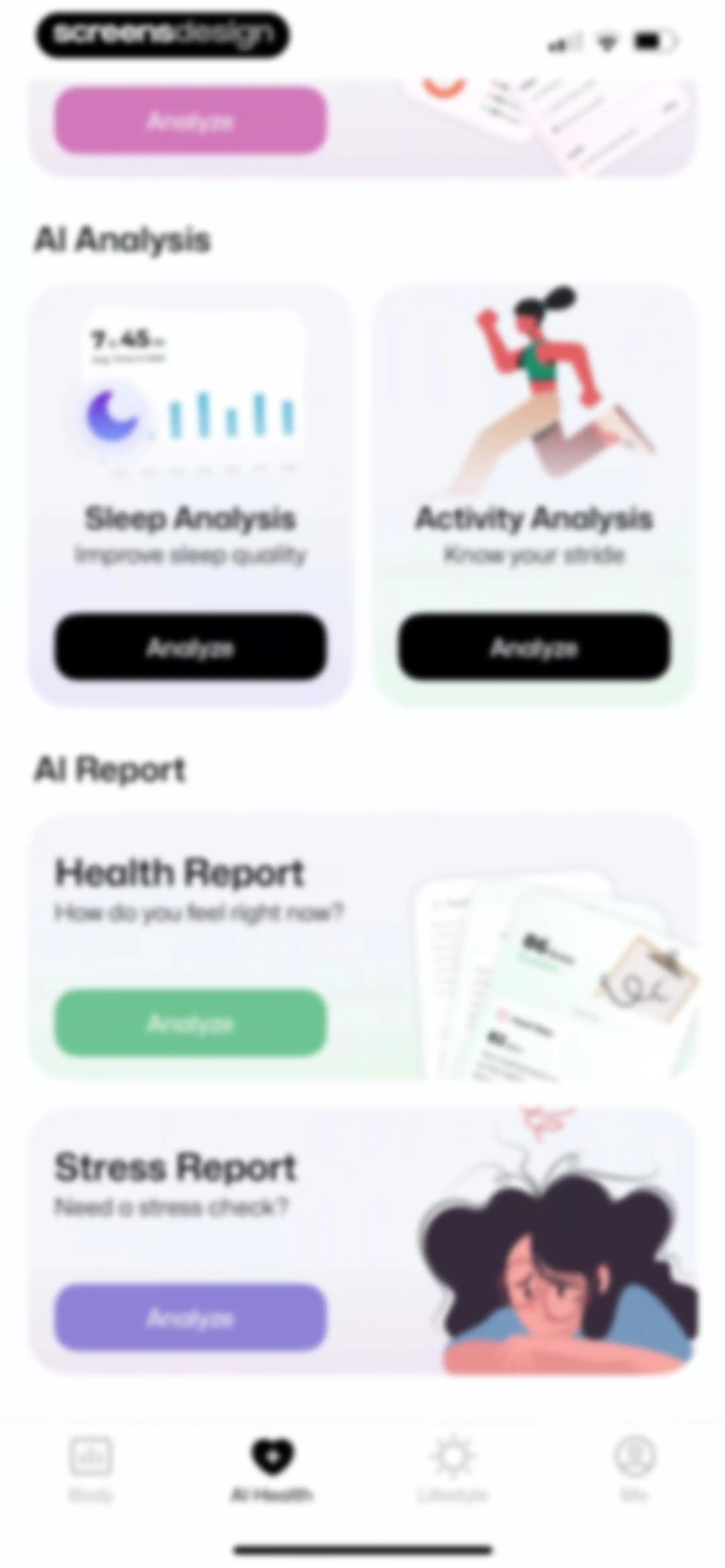Wellance – AI Health & Balance screen 79