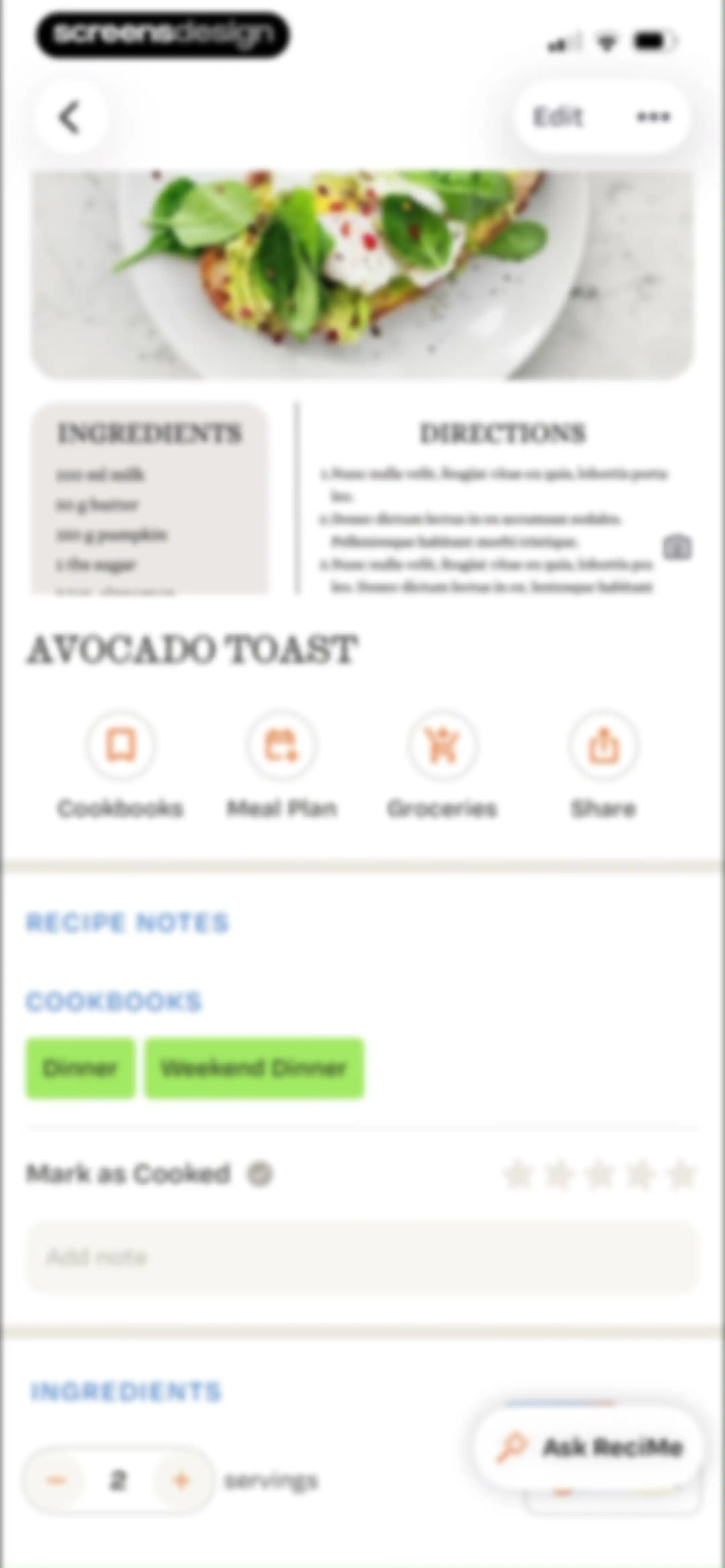ReciMe: Recipes & Meal Planner screen 108