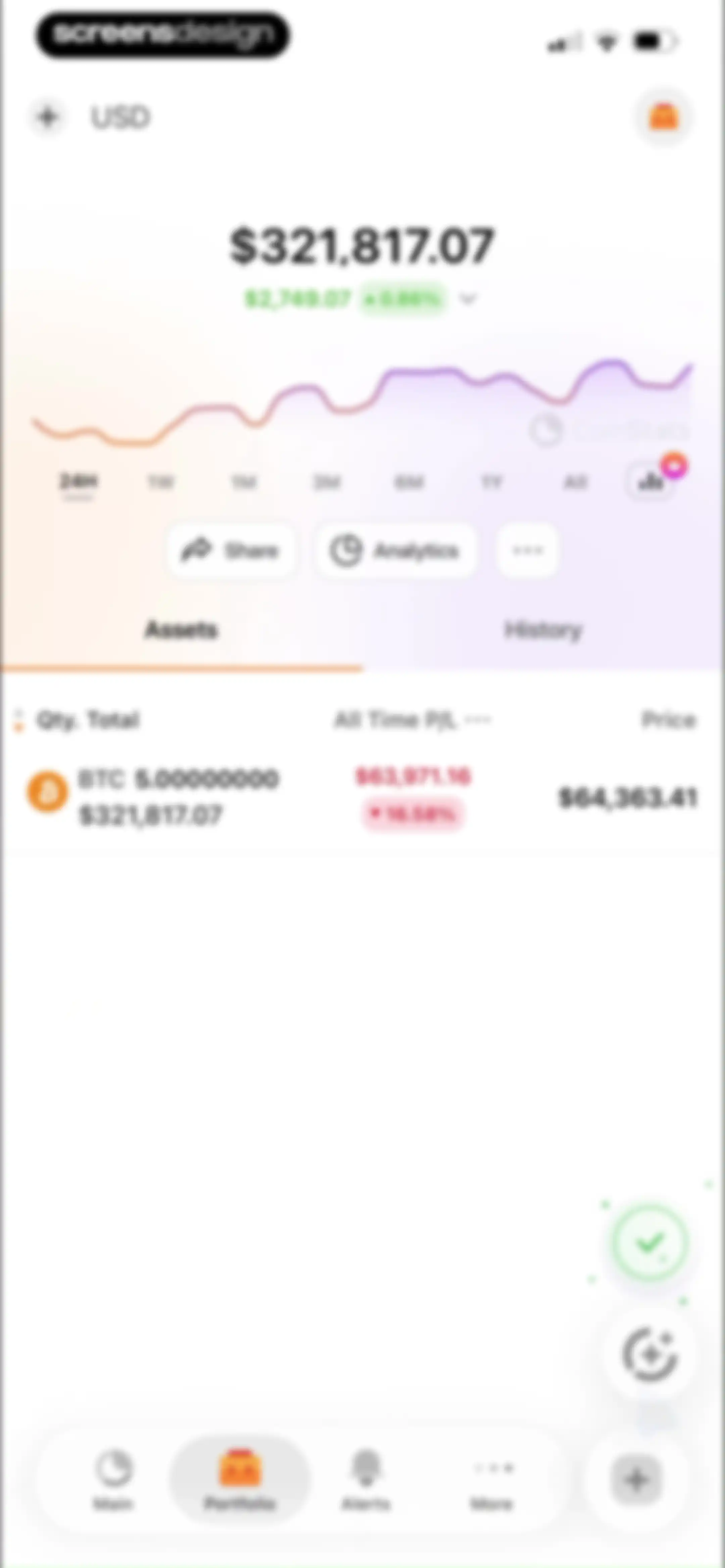 CoinStats: Crypto Portfolio screen 103