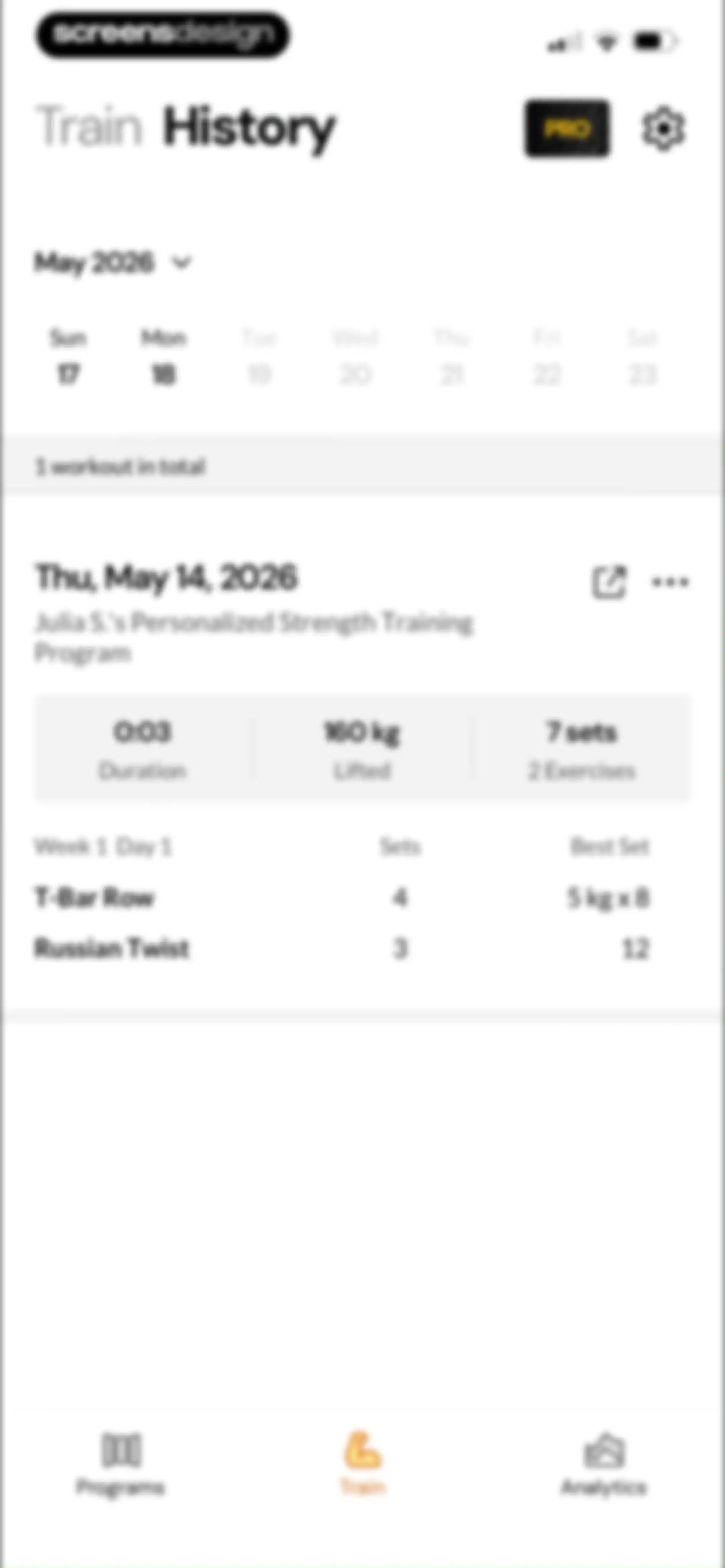 Boostcamp: Workout Programs screen 158