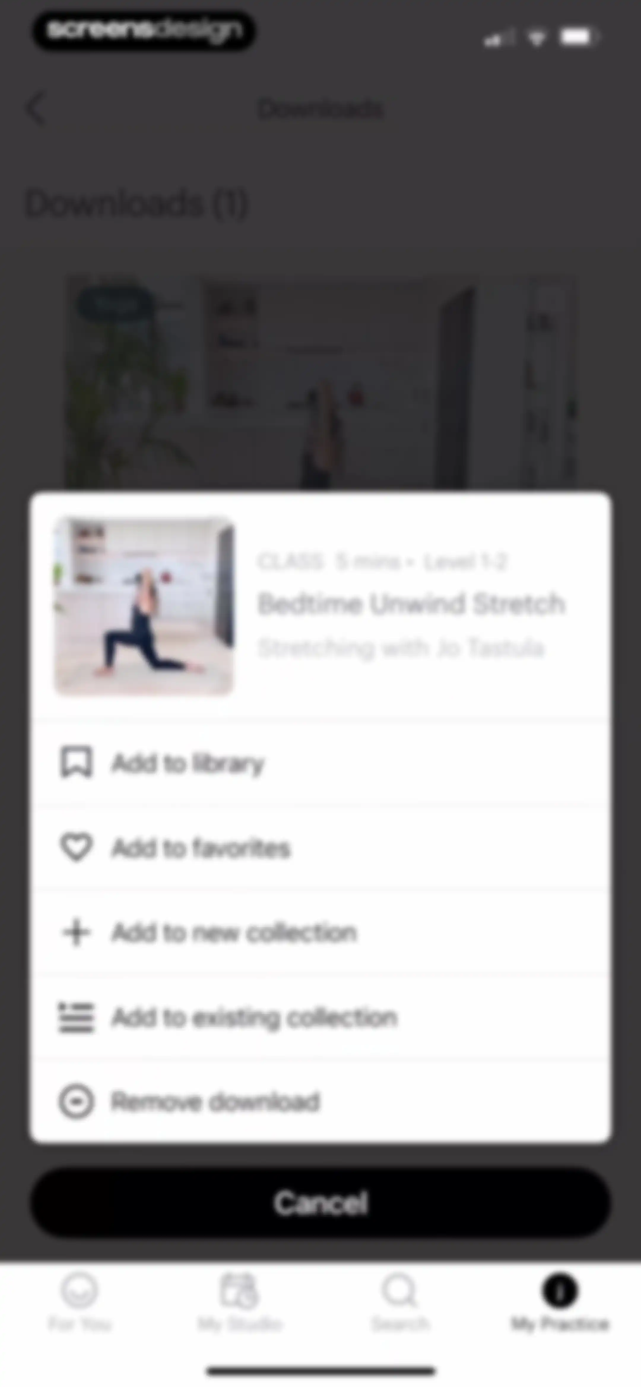 Glo | Yoga and Meditation App screen 119