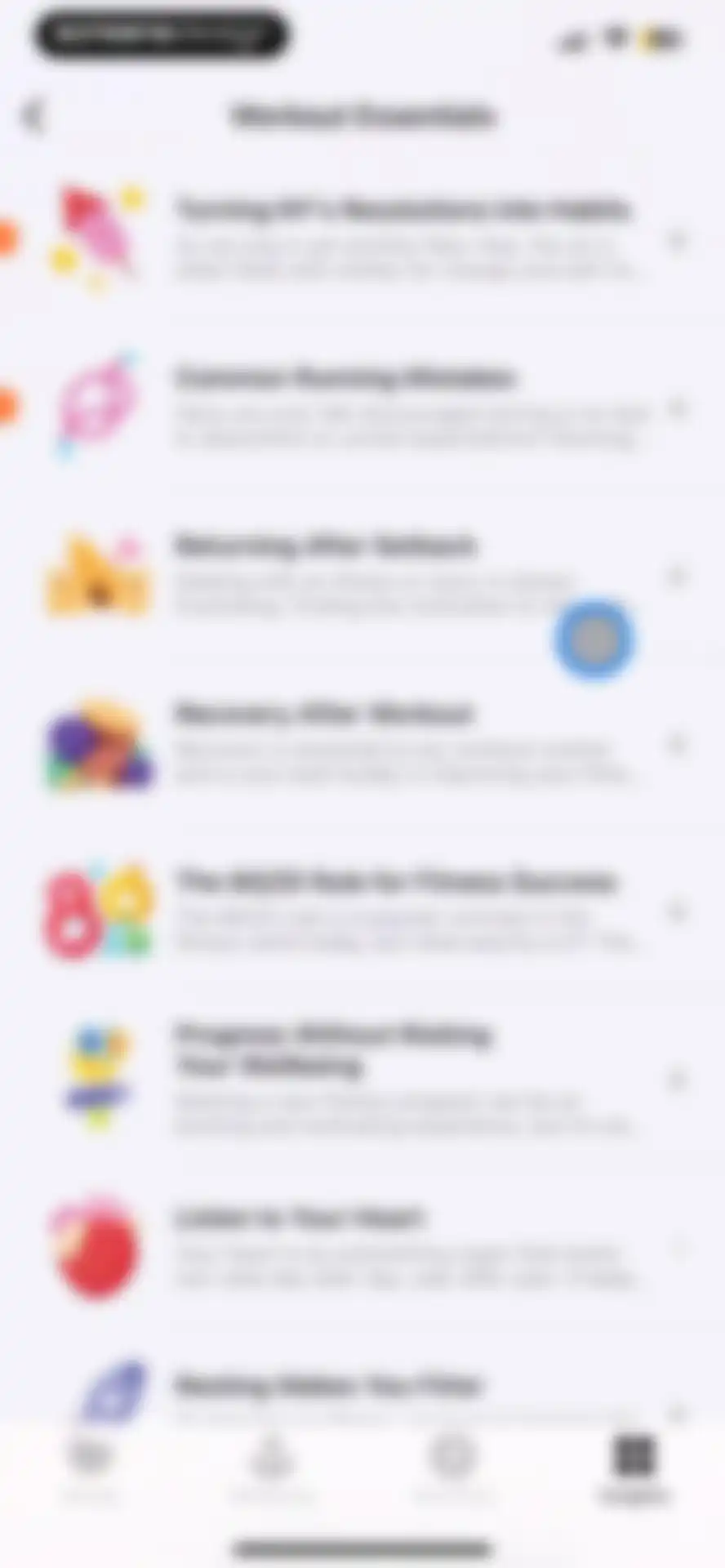 Gentler Streak Workout Tracker screen 46