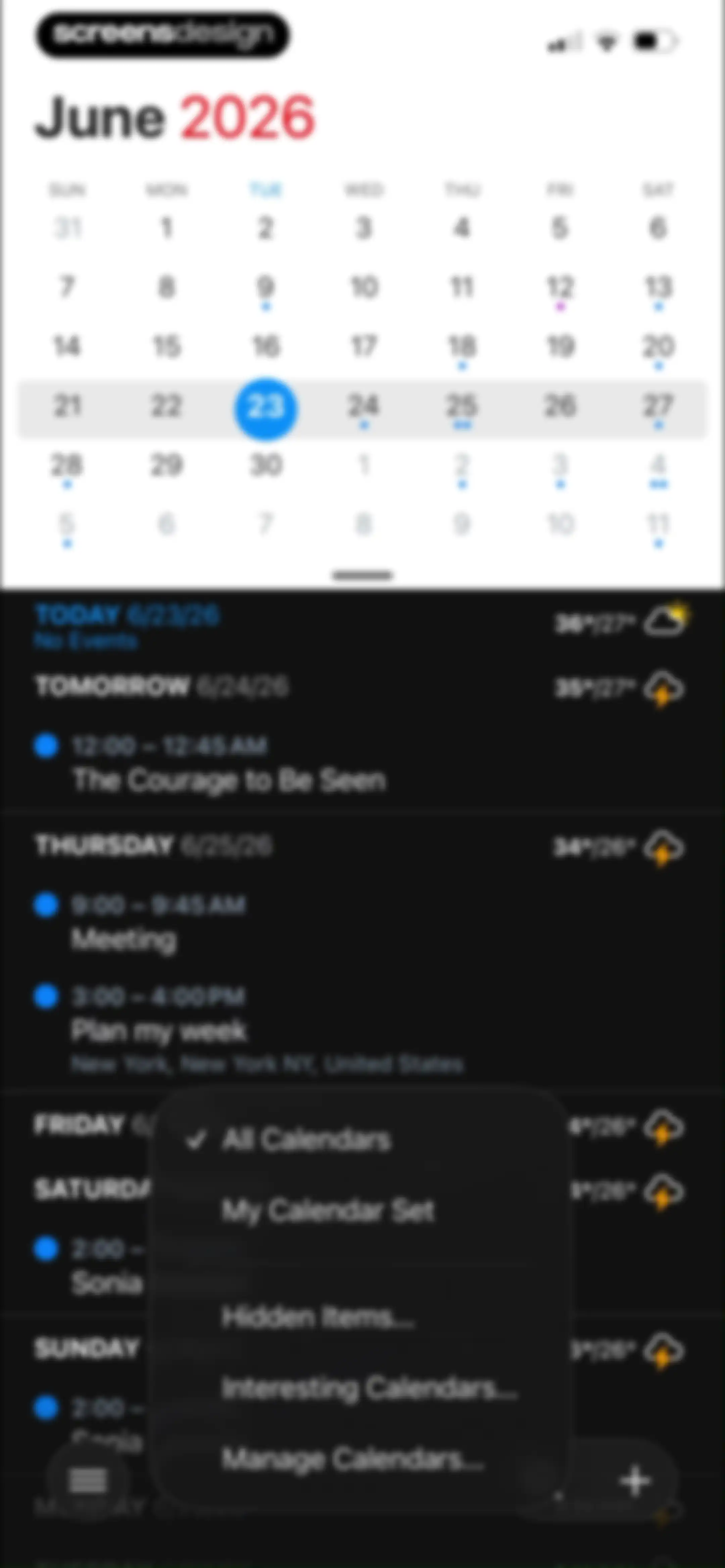 Fantastical Calendar screen 51